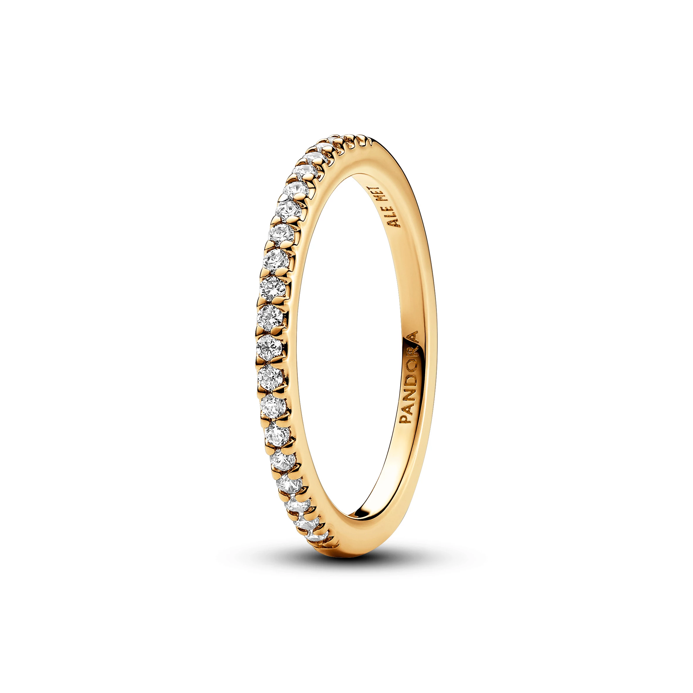 Pandora szikrázó karika gyűrű 48-as méret - 162999C01-48