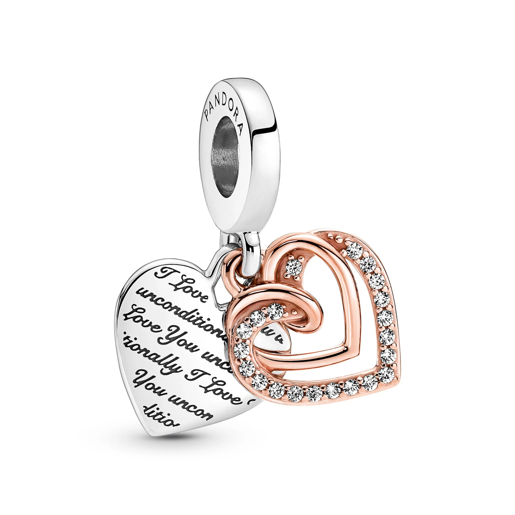 Pandora összefonódott szívek charm - 781062C01