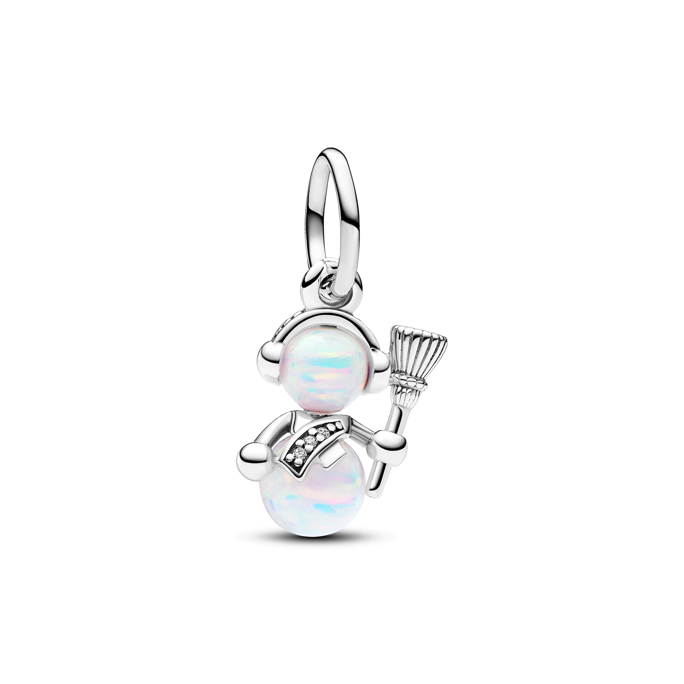 Pandora opál hóember függő charm - 792981C01