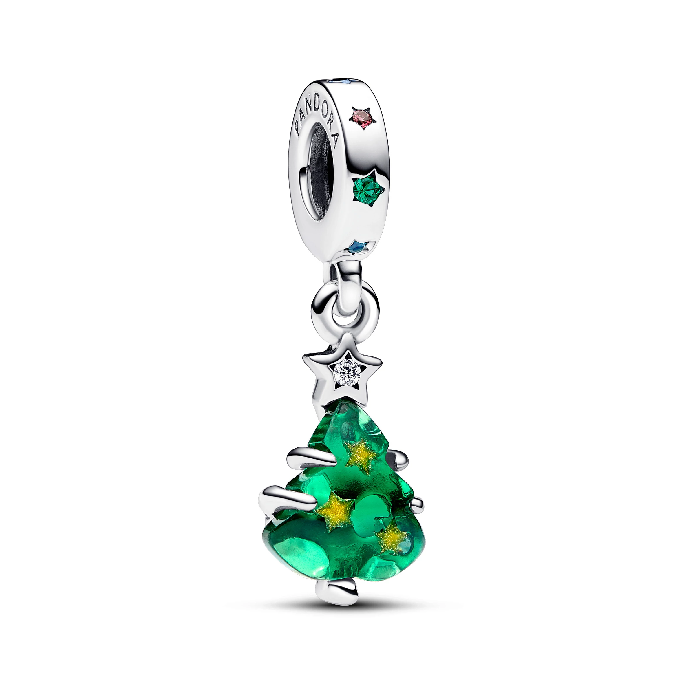 Pandora szikrázó karácsonyfa függő charm - 792983C01