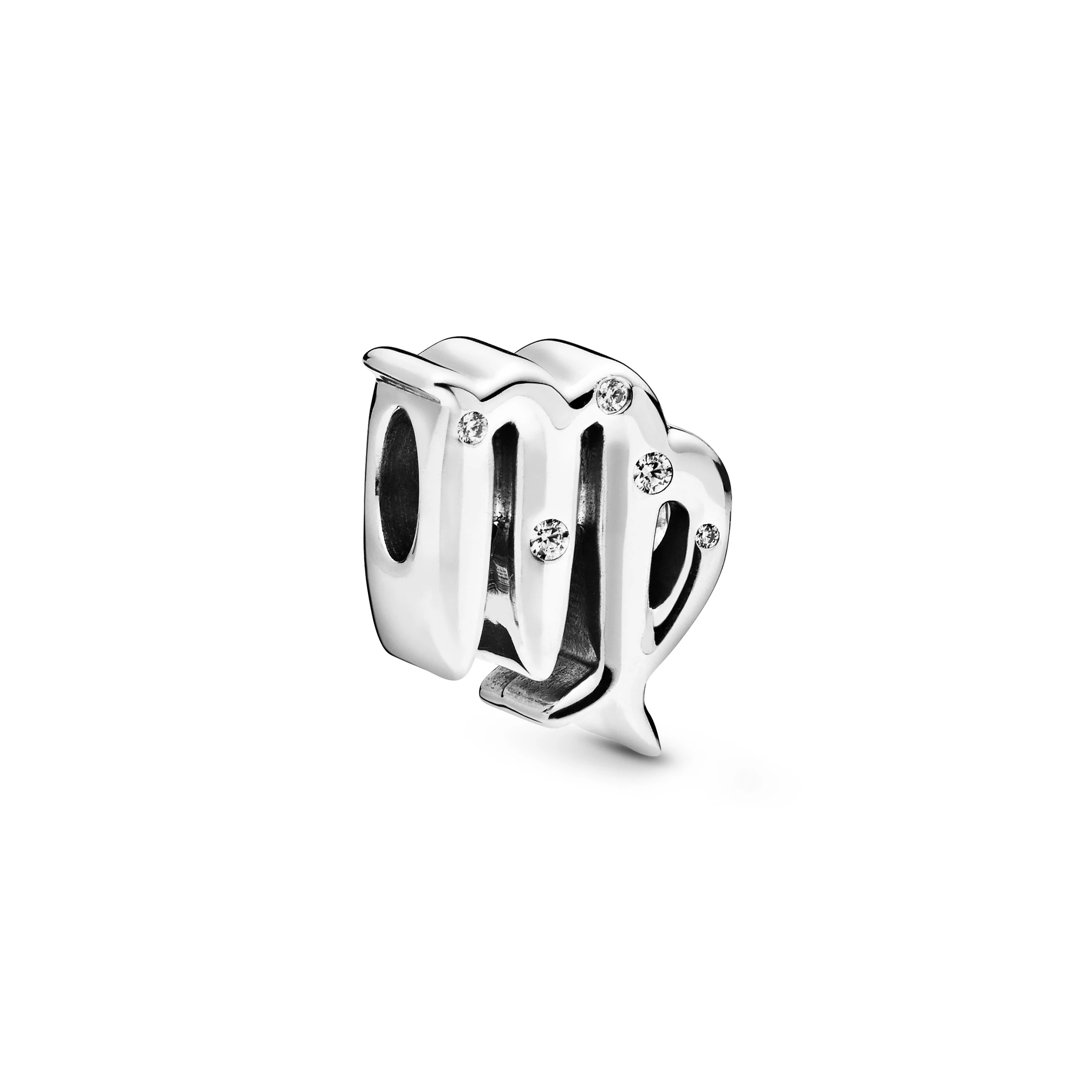 Pandora szikrázó Szűz csillagjegy charm - 798417C01