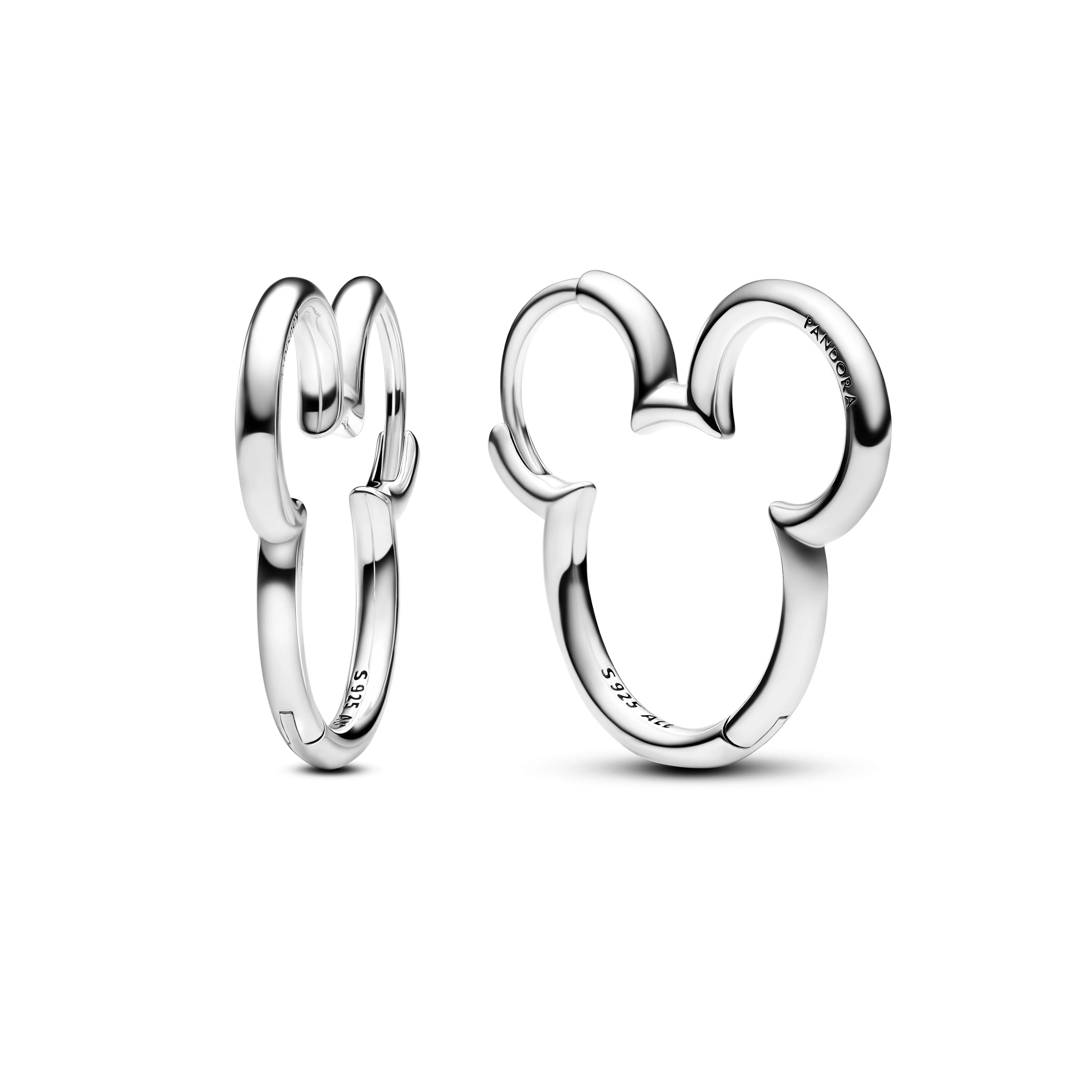 Pandora Disney Mickey egér sziluett karika fülbevaló - 293528C00