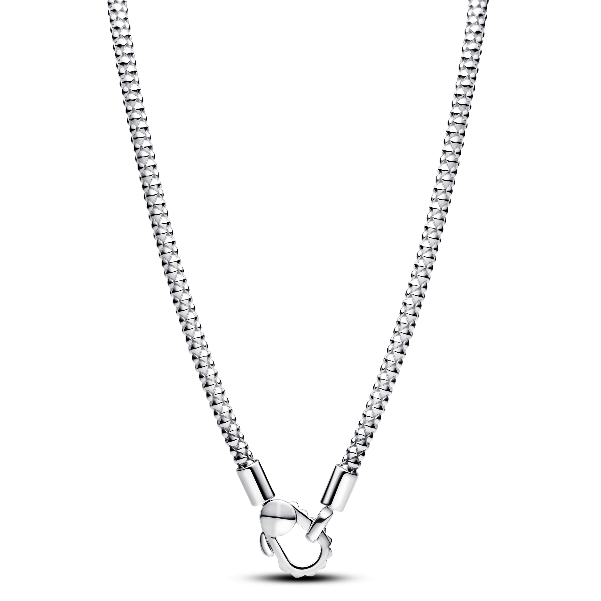 Pandora Szegecselt kapcsos és láncos nyaklánc 45 cm - 393682C00-45