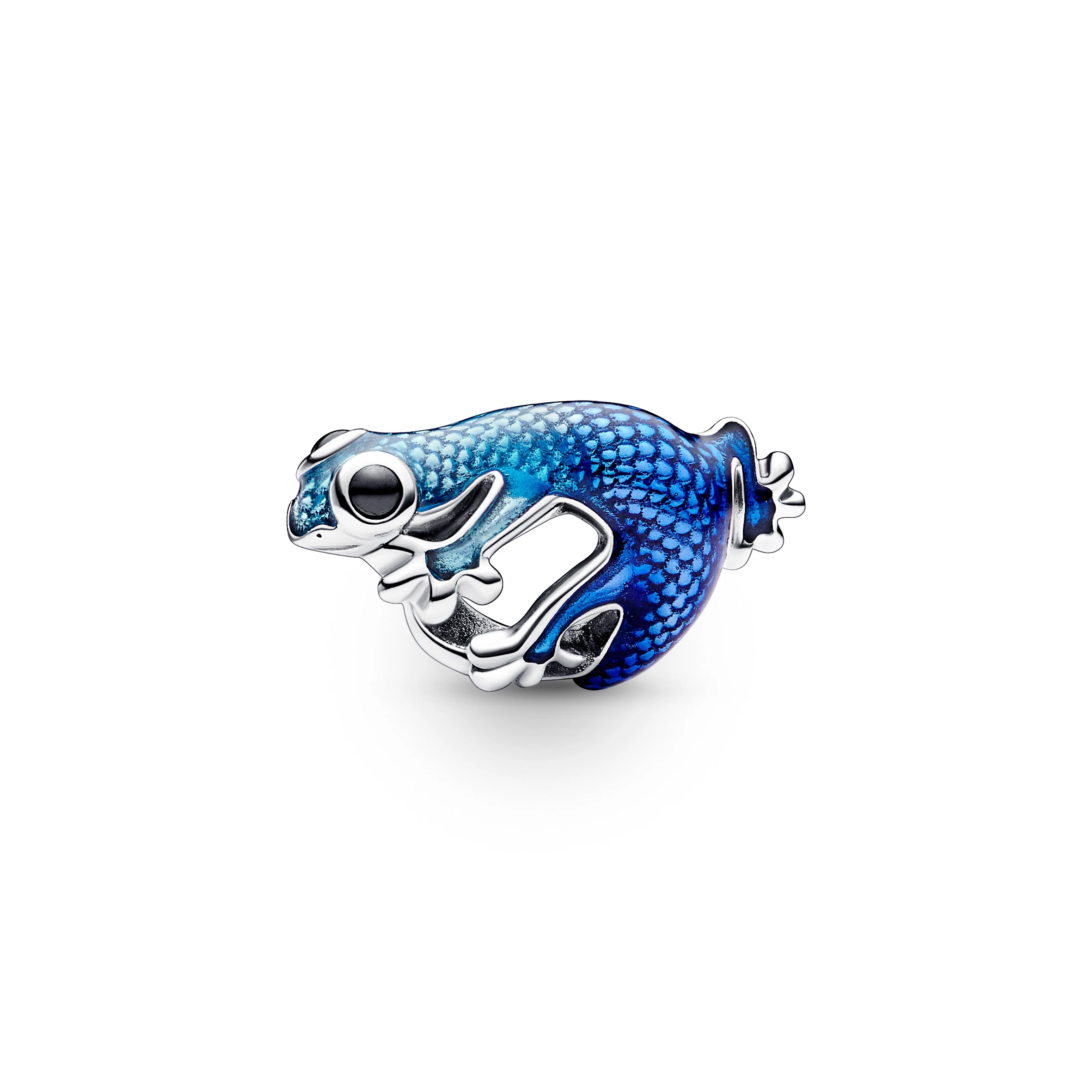Pandora Metálkék gekkó charm - 792701C01