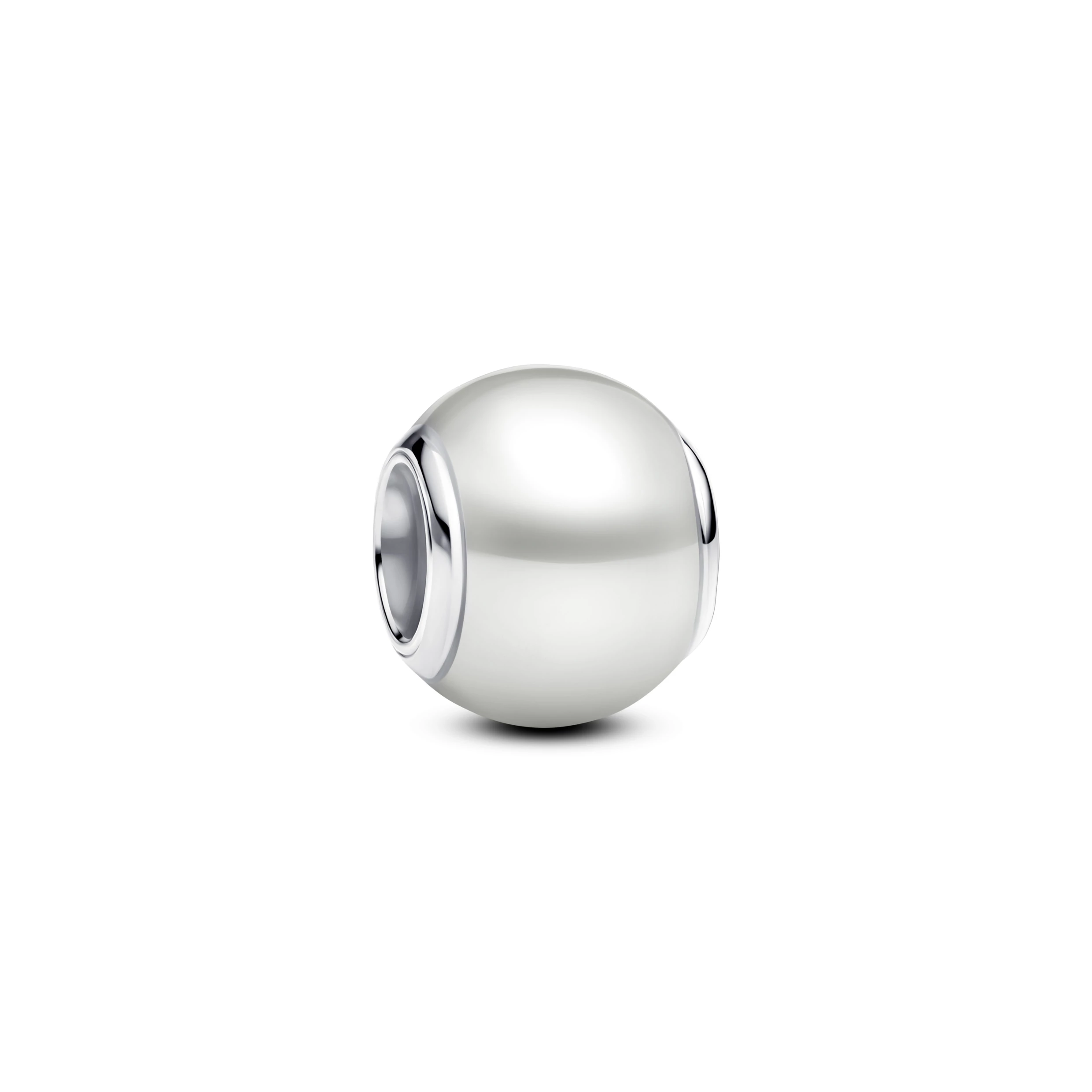 Pandora fehér gömb charm - 793781C01