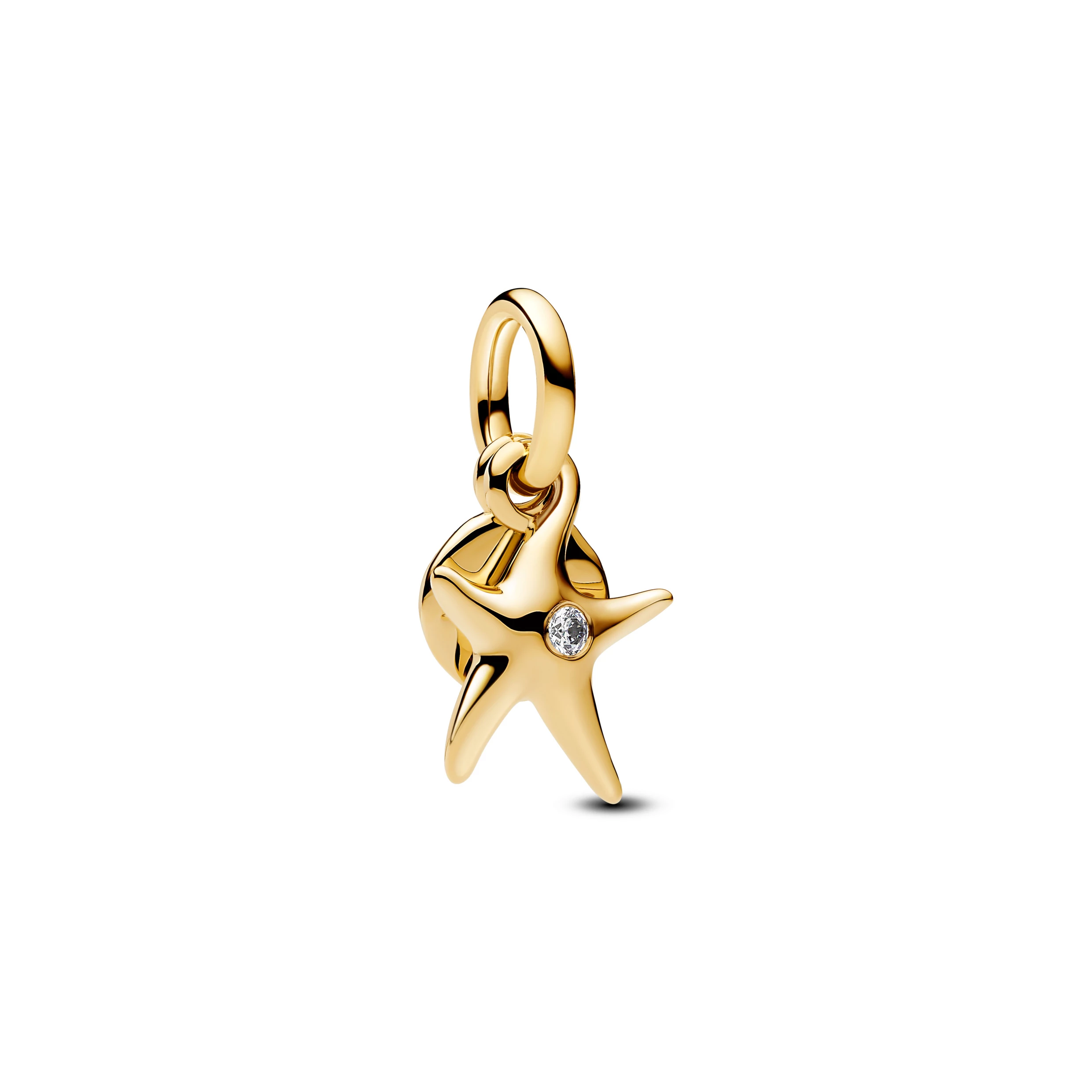 Pandora 14K aranyozott tengeri csillag dupla függő charm - 763892C01