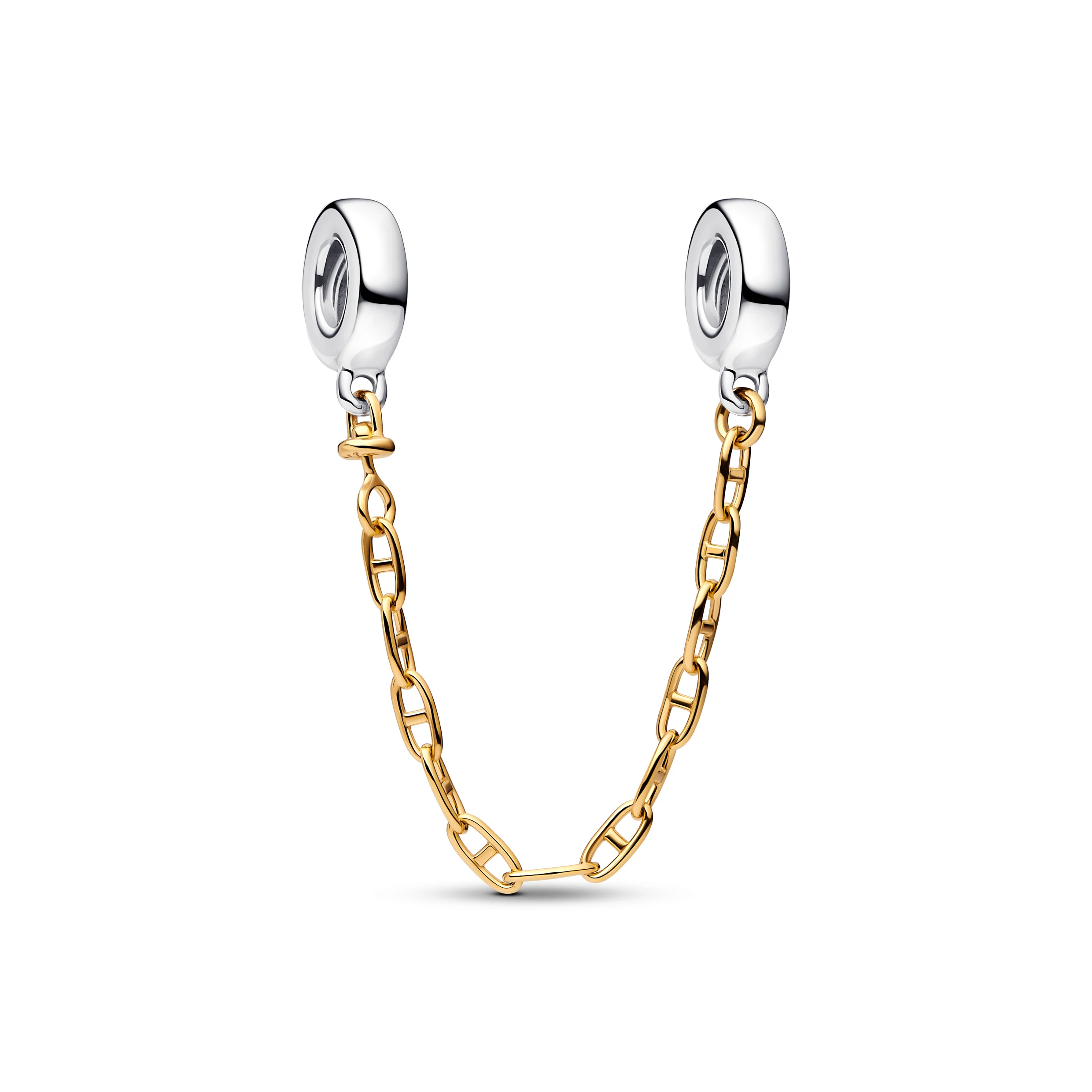 Pandora 14K aranyozott kéttónusú nyújtott biztonsági lánc - 763904C00-05