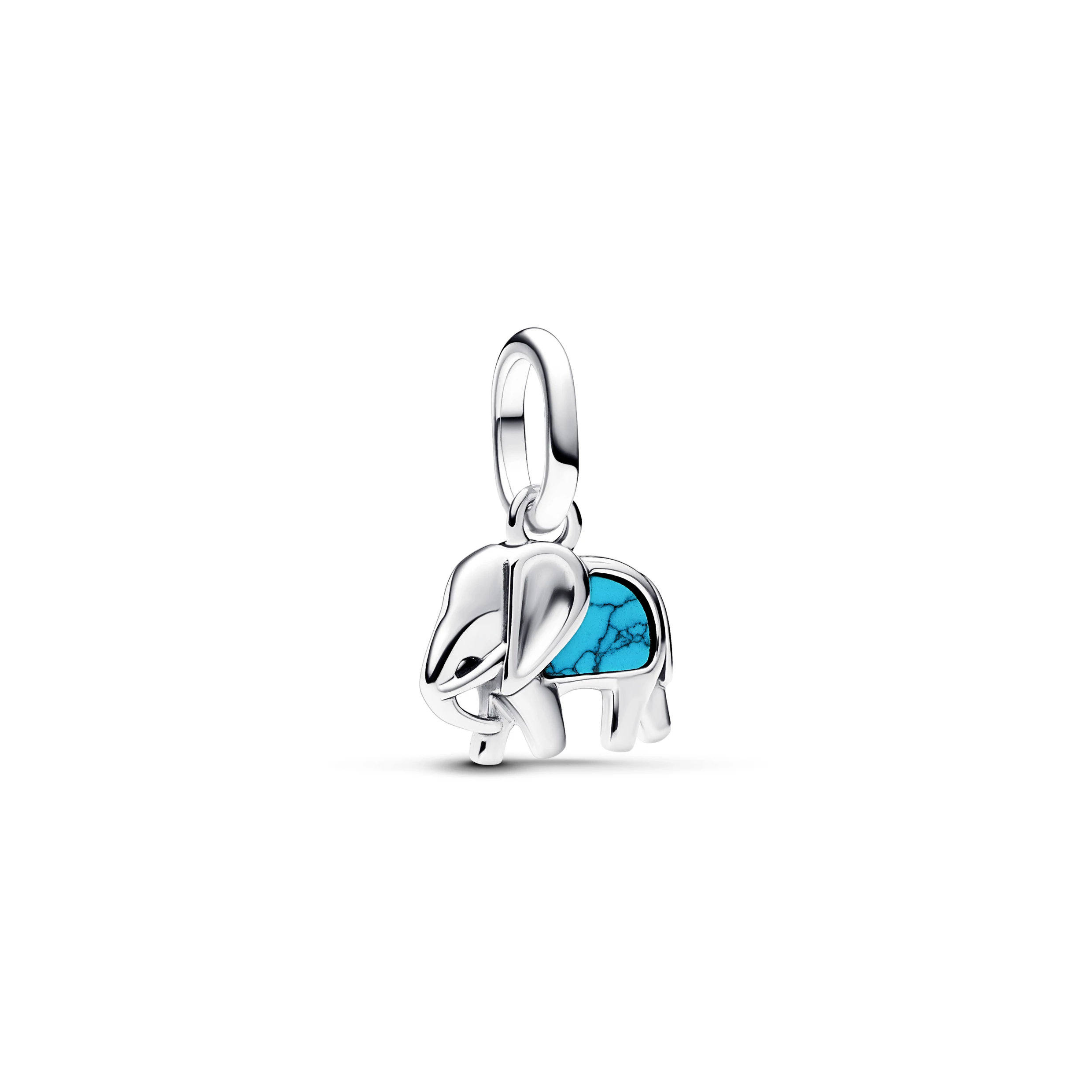 Pandora Me türkizszínű elefánt mini függő charm - 793858C01