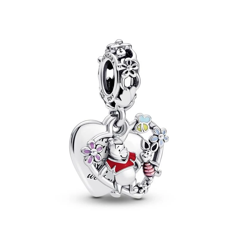 Pandora Disney Micimackó és Malacka charm - 792214C01