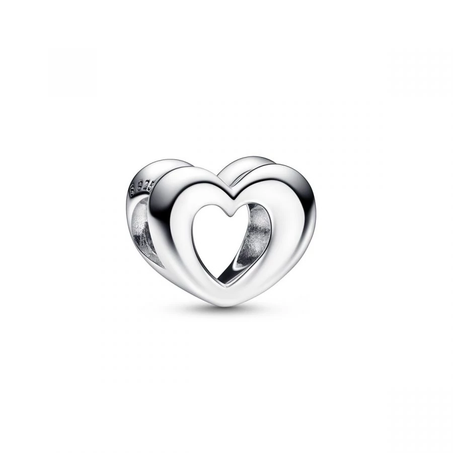 Pandora nyitott szív charm - 792492C00