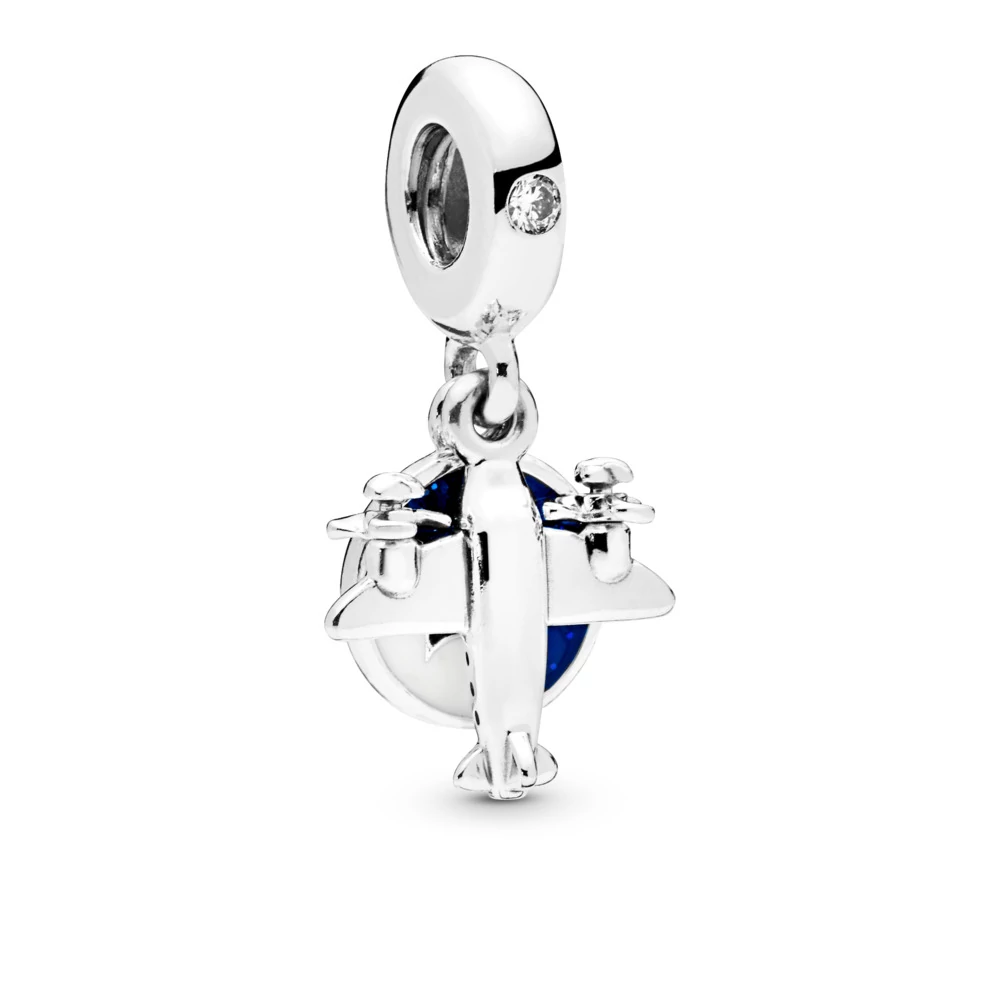 Pandora Moments Repülőgép függő charm - 798027CZ