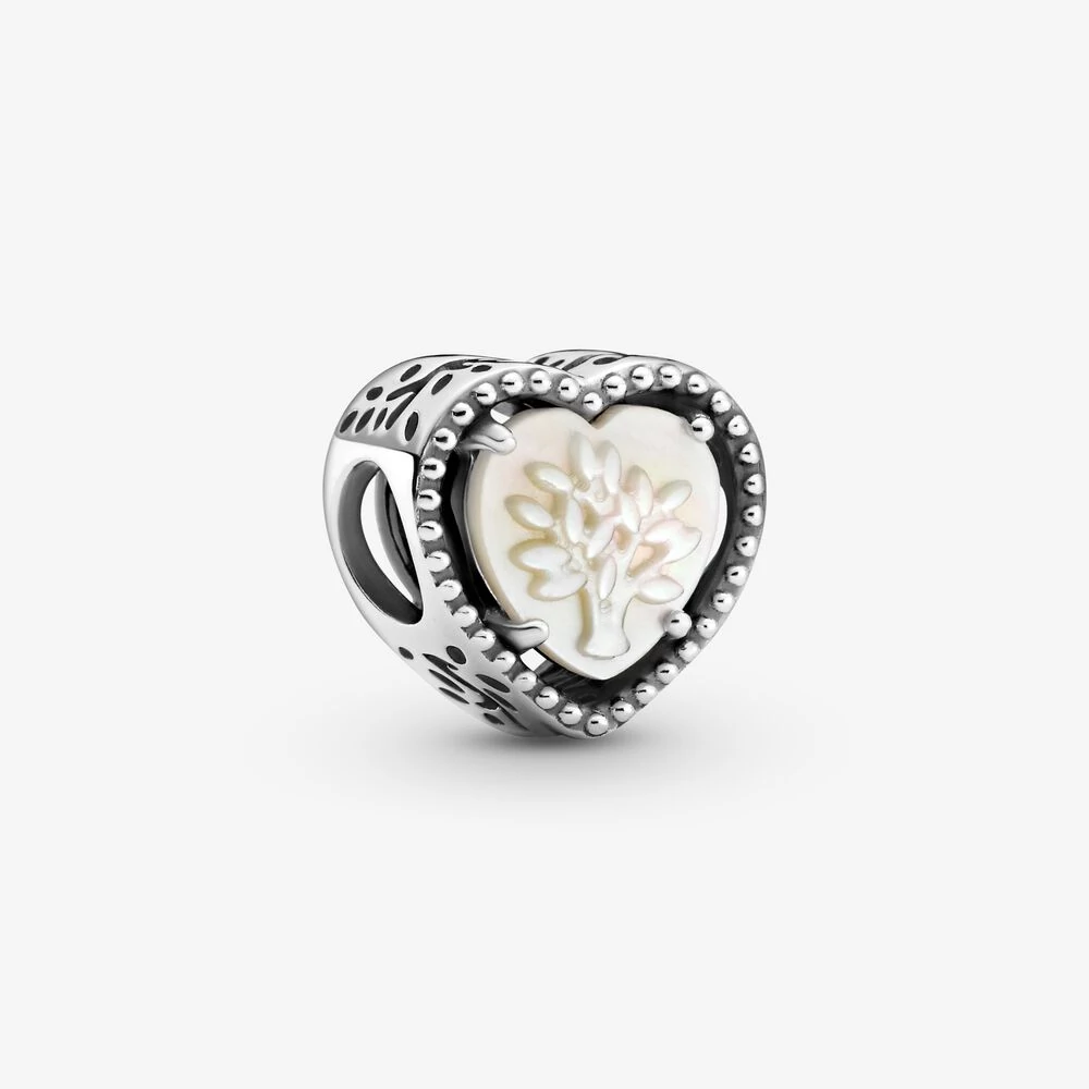 Pandora áttört szív és családfa charm - 799413C01