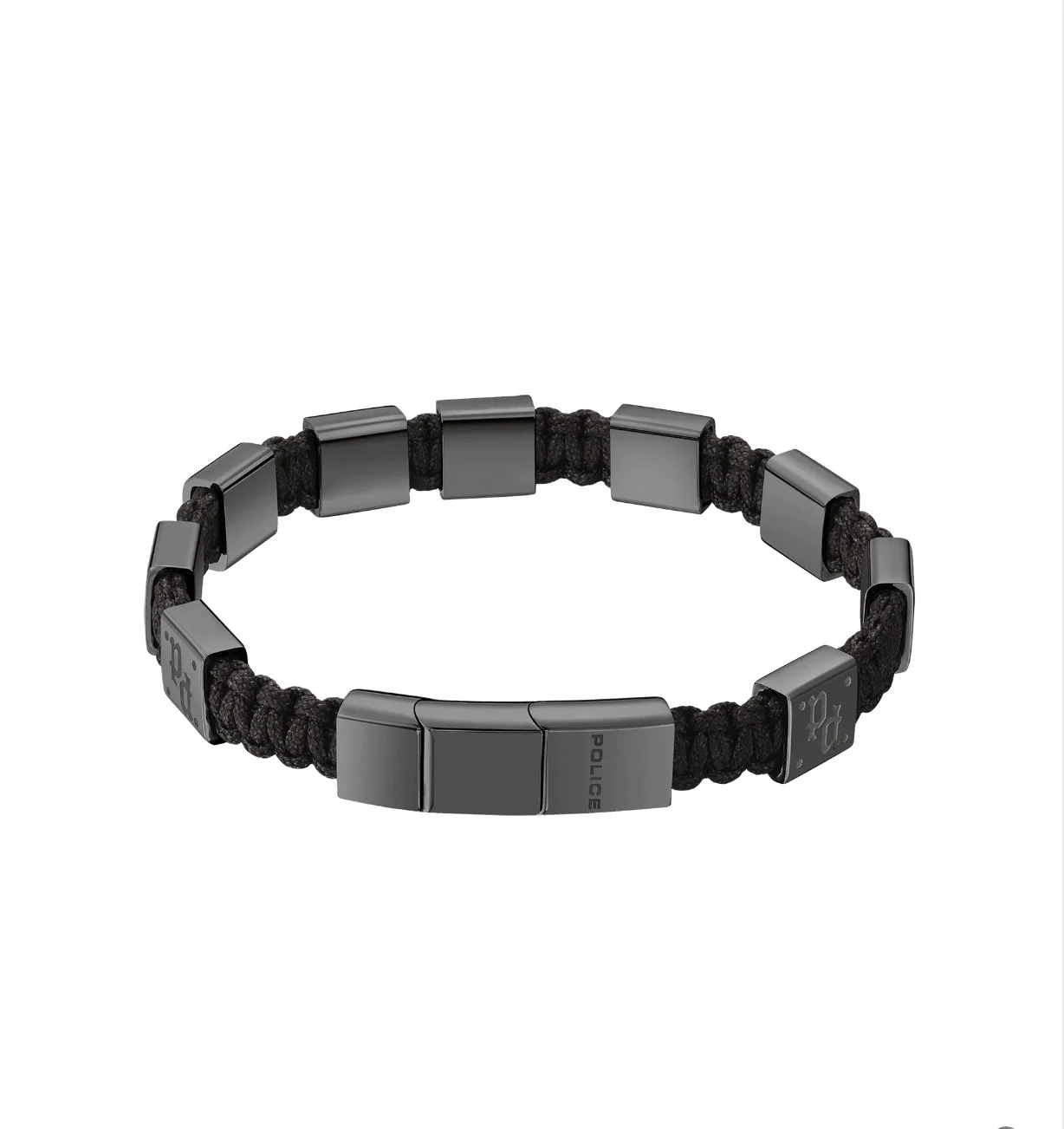 Police Iconic Monogram férfi karkötő 20 cm - PEAGB0001207