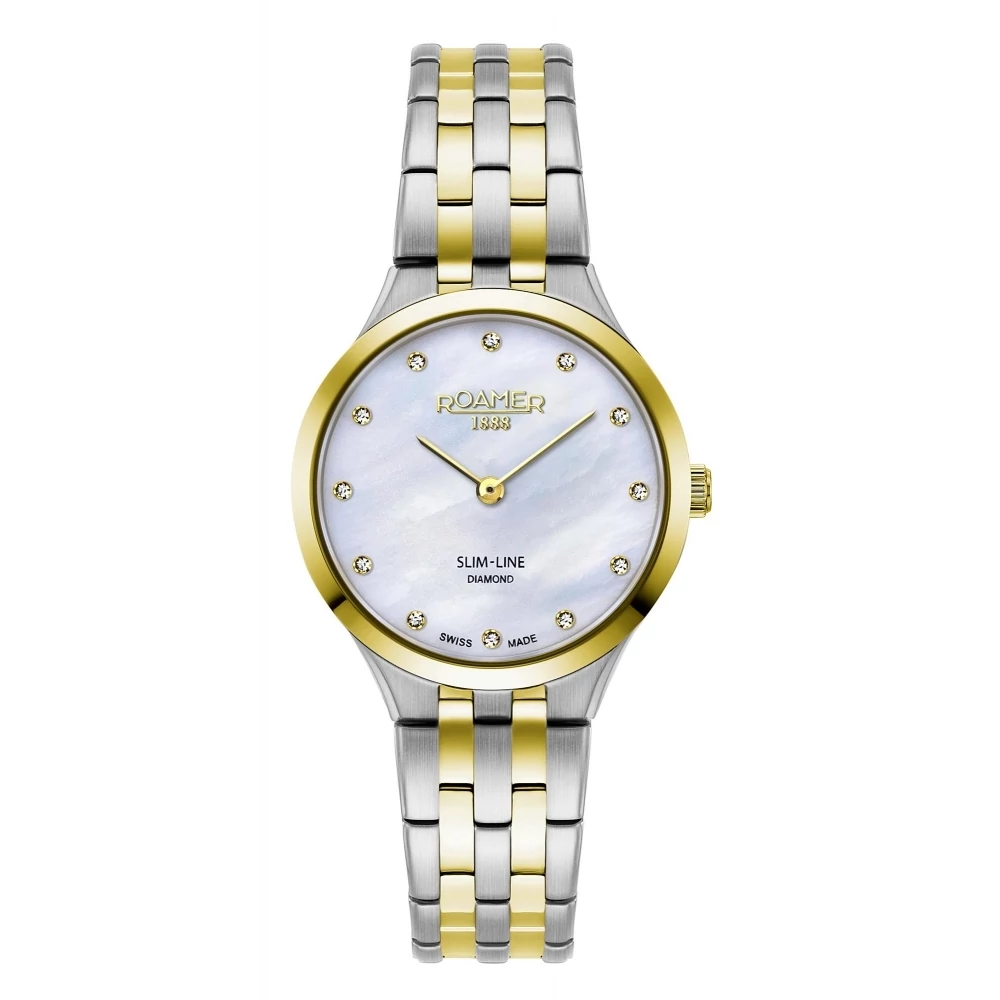 Roamer Slim Line Diamond női óra - 512847478920