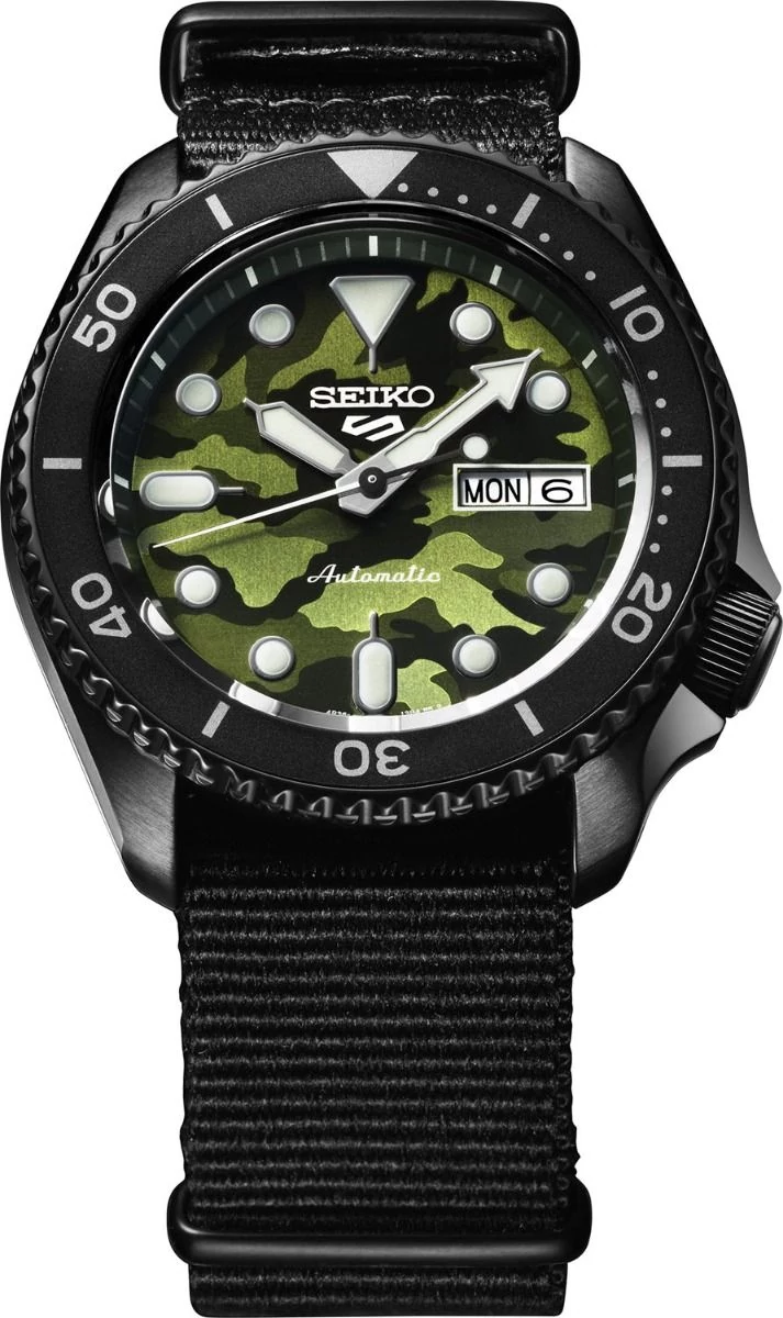 Seiko 5 Sports ‘Camouflage’ Street Style férfi óra - SRPJ37K1