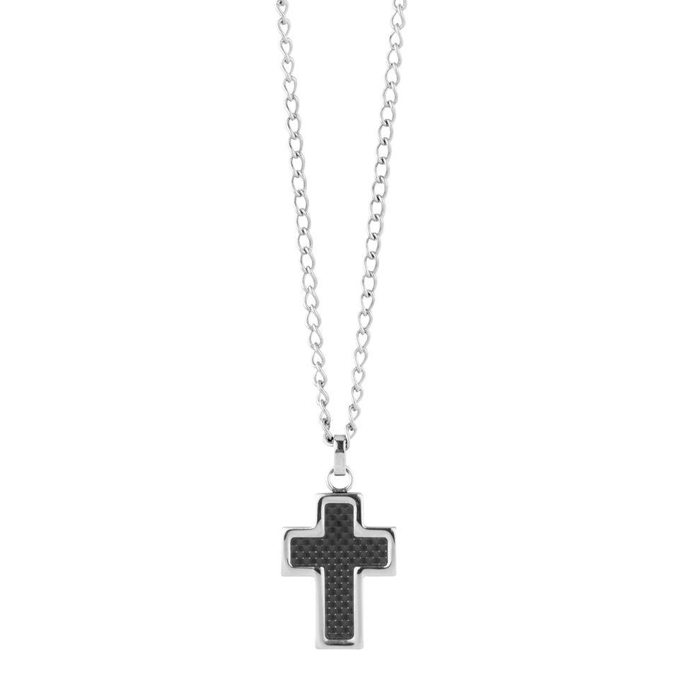 STEELWEAR New York férfi nyaklánc kereszt medállal 50 cm - SW-395