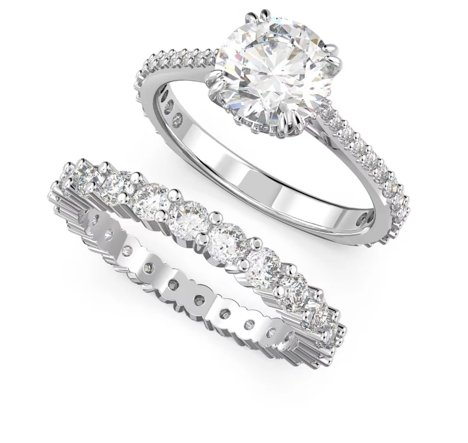 Swarovski Constella gyűrű szett 58-as méret - 5649213