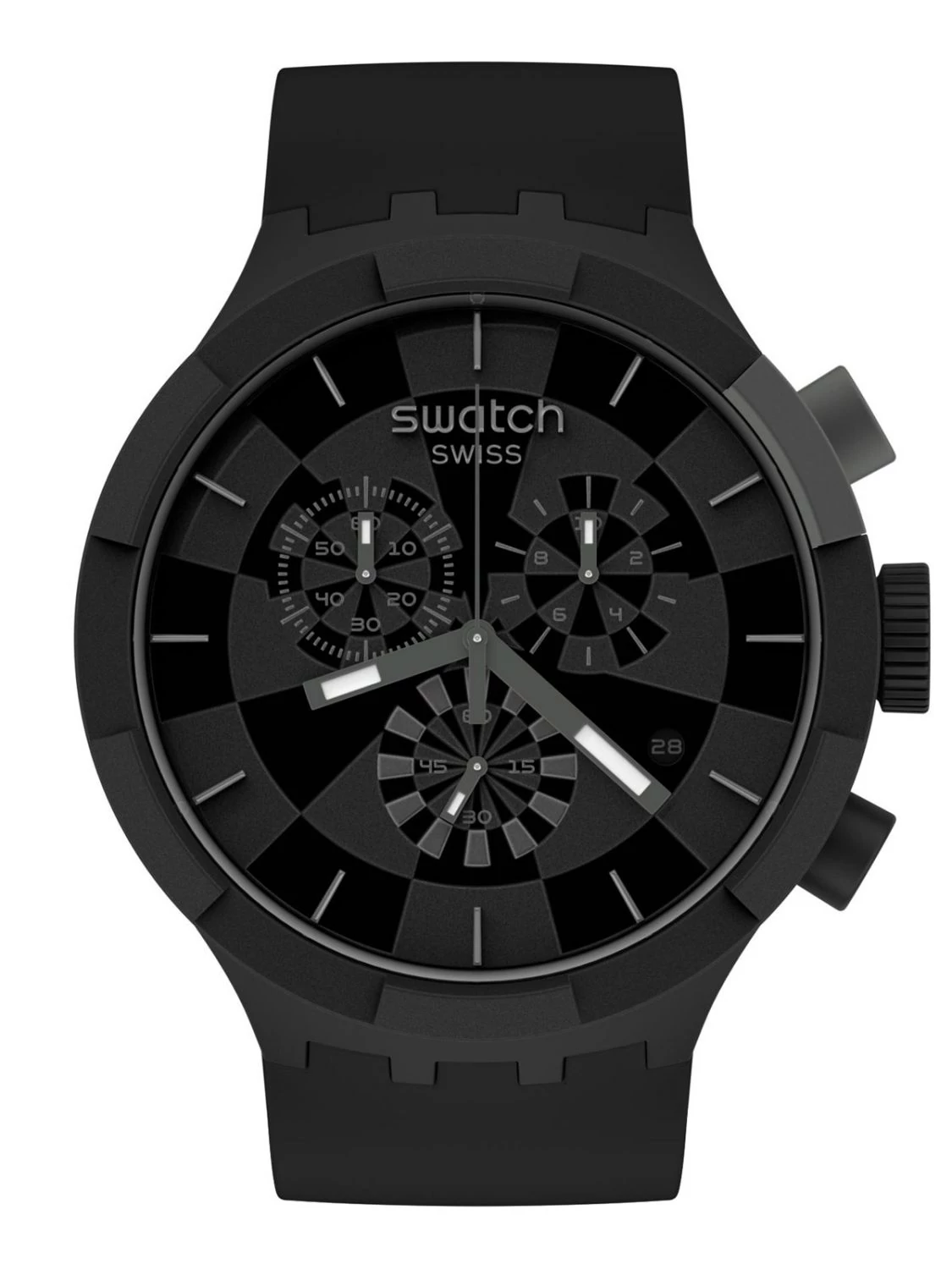 Swatch Checkpoint Black férfi óra - SB02B400