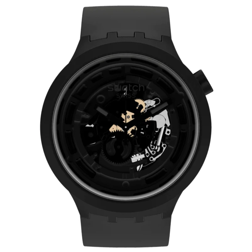 Swatch C-Black unisex óra - SB03B100