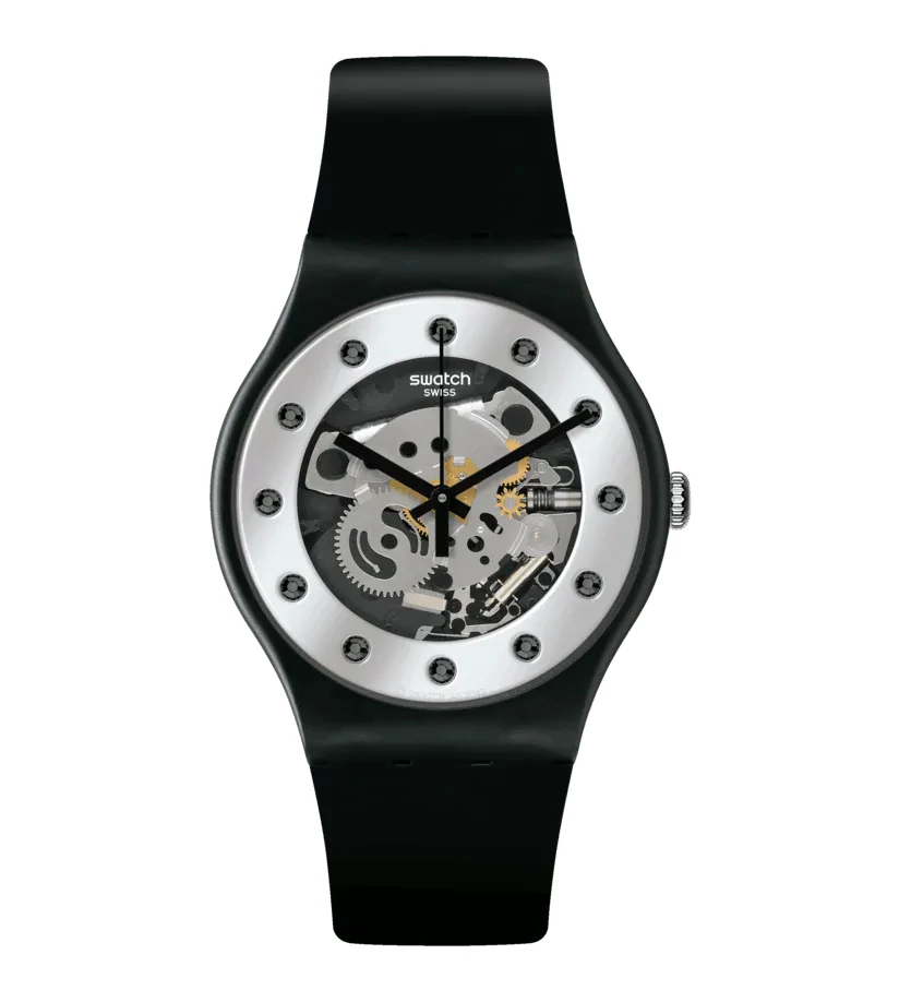 Swatch Silver Glam unisex óra - SO29B109