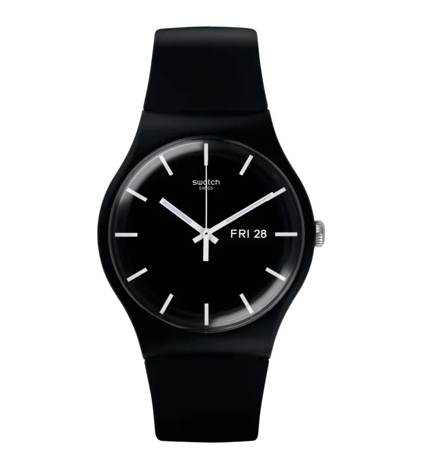 Swatch Mono Black unisex óra - SO29B704