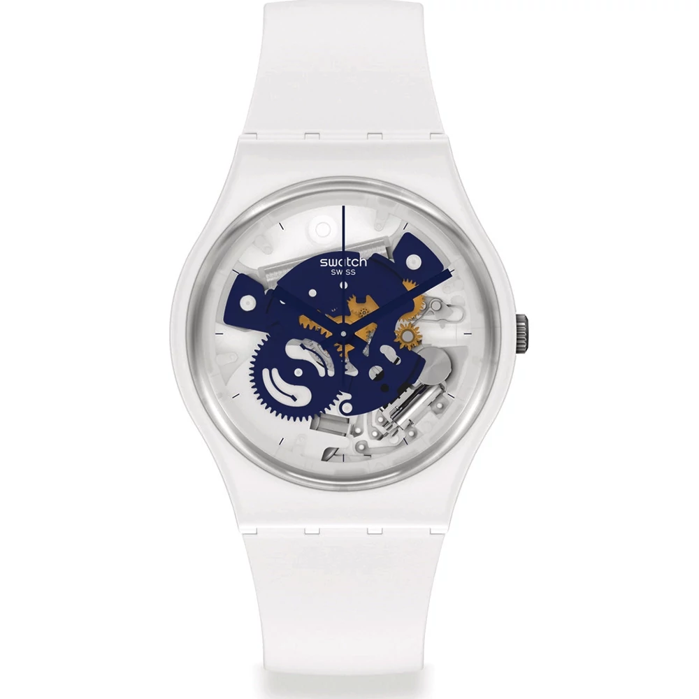 Swatch Time To Blue Small unisex óra - SO31W103