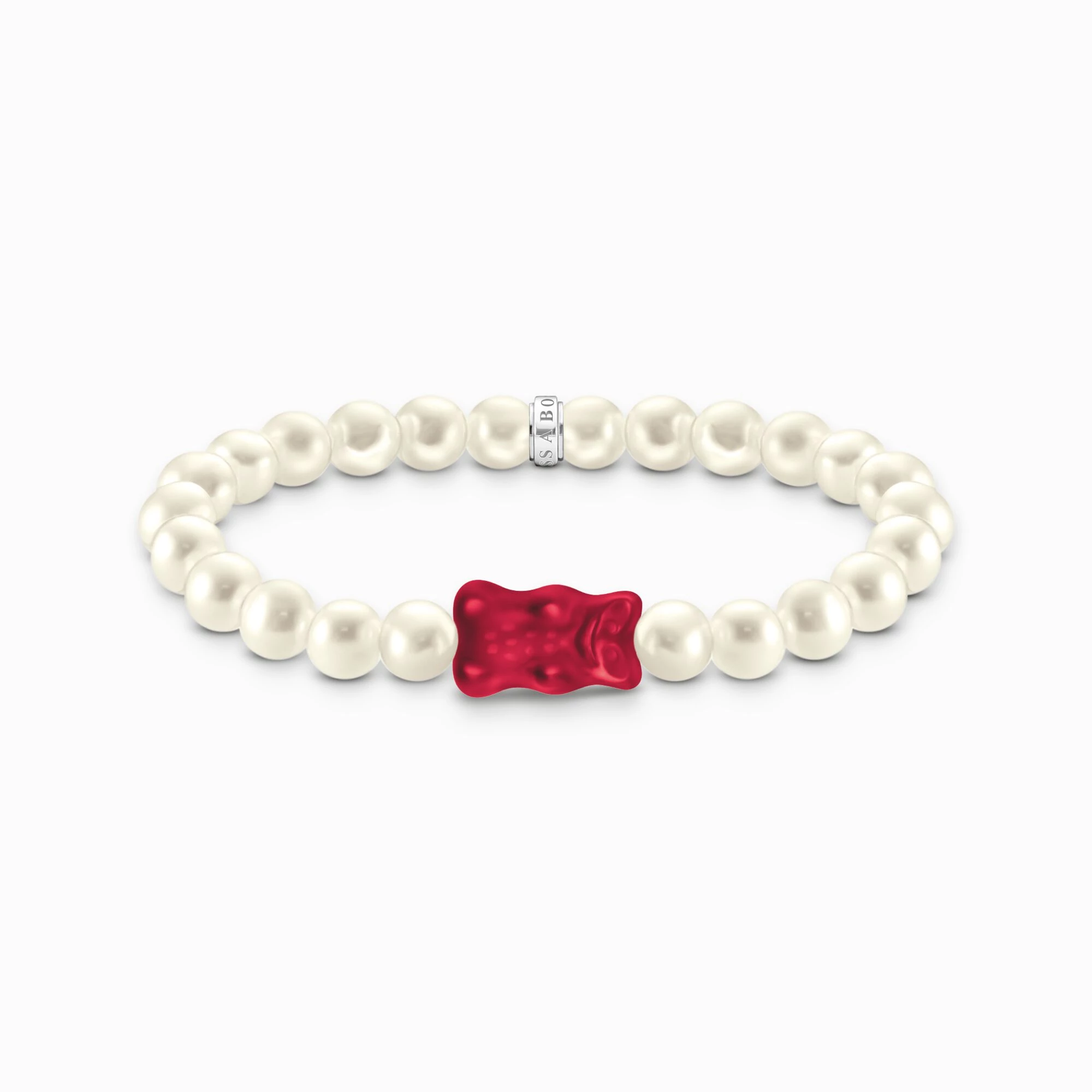Thomas Sabo x Haribo gumimaci kristályüveg gyöngy karkötő 15 cm - A2154-017-10-L15