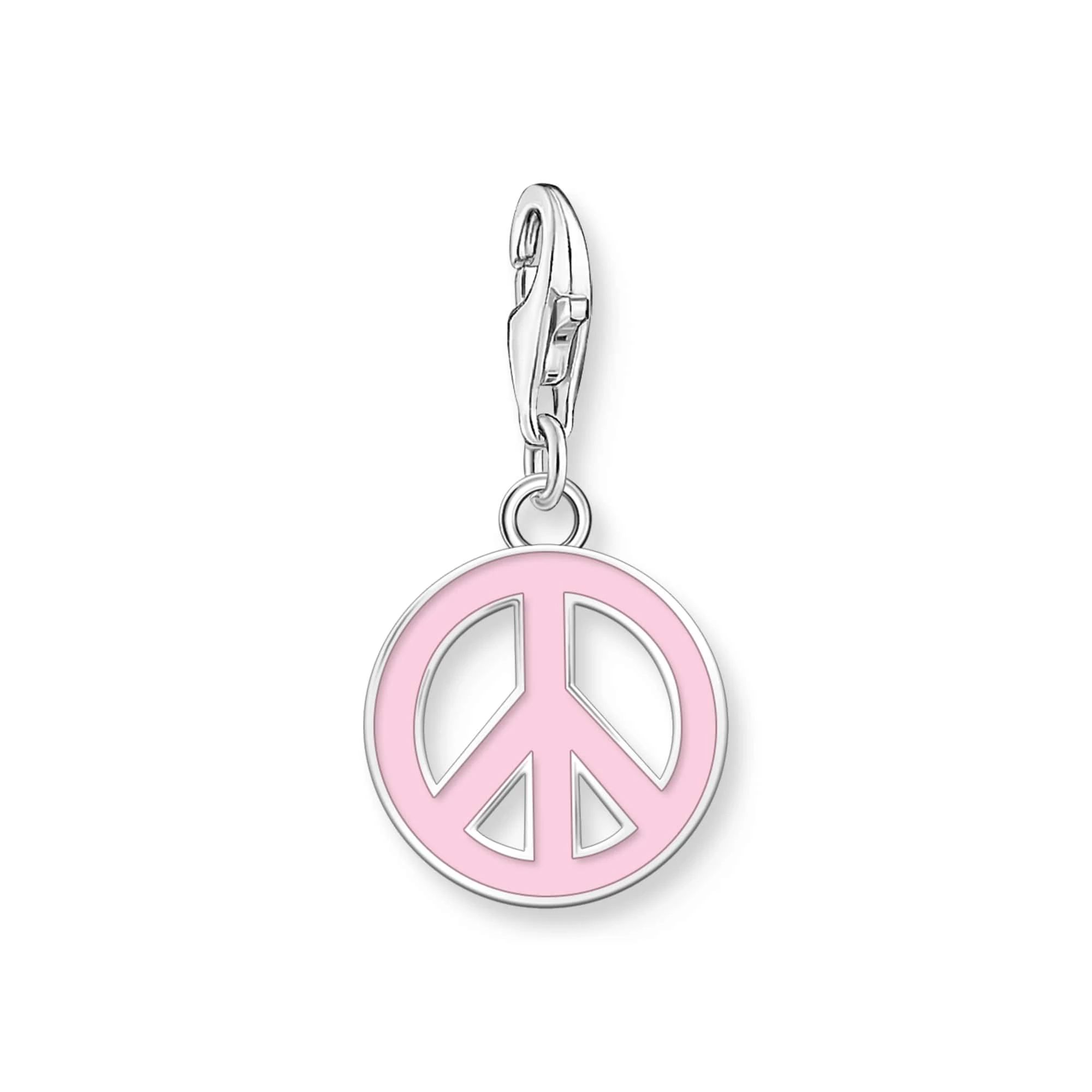 Thomas Sabo Charm Club rózsaszín békejel charm - 2207-007-9