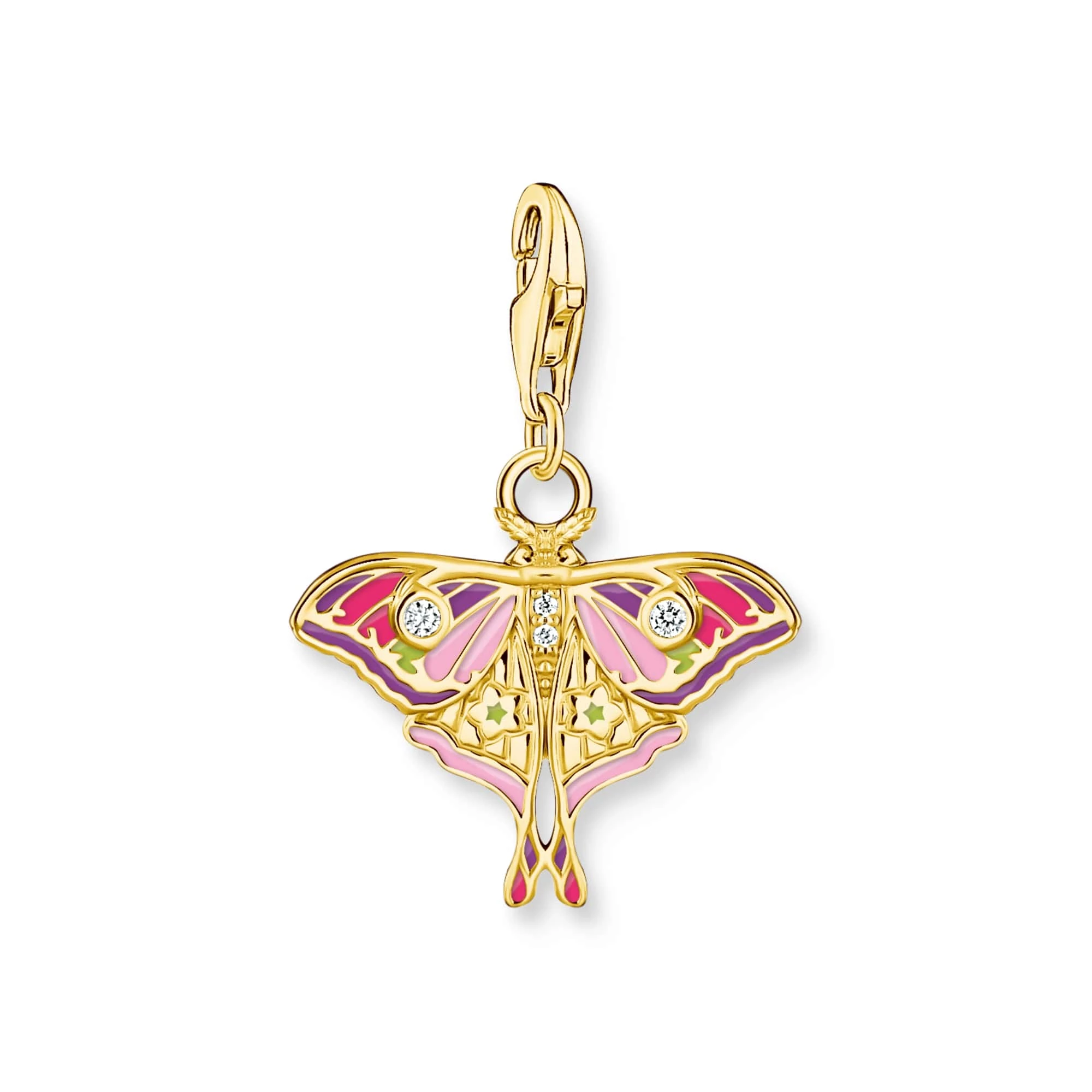 Thomas Sabo Charm Club aranyozott pillangó charm - 2209-565-7