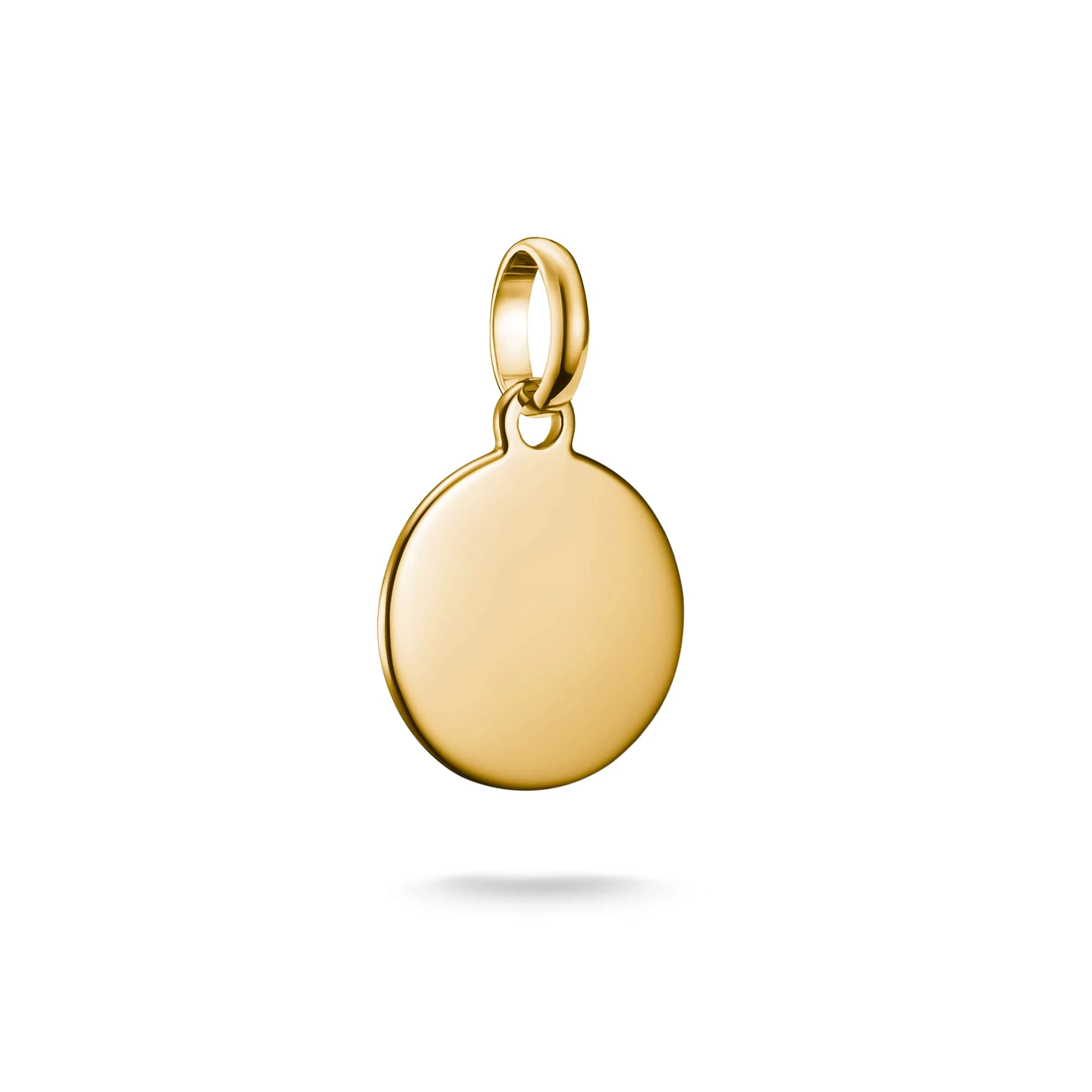Thomas Sabo Charm Club Connect aranyozott gravírozható charm medál - CC1271-413-39
