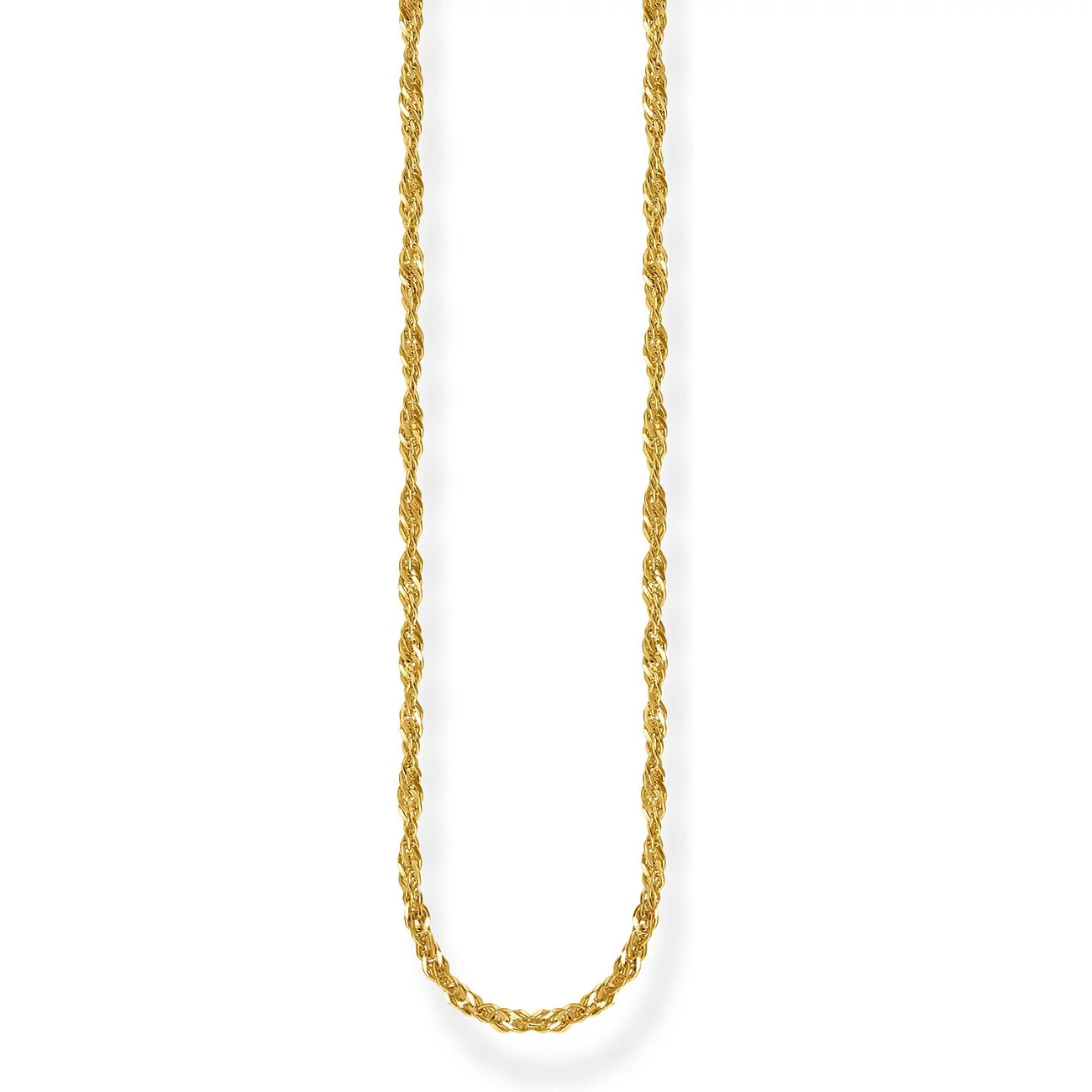 Thomas Sabo aranyozott Szingapúri nyaklánc 45 cm - KE2284-413-39-L45