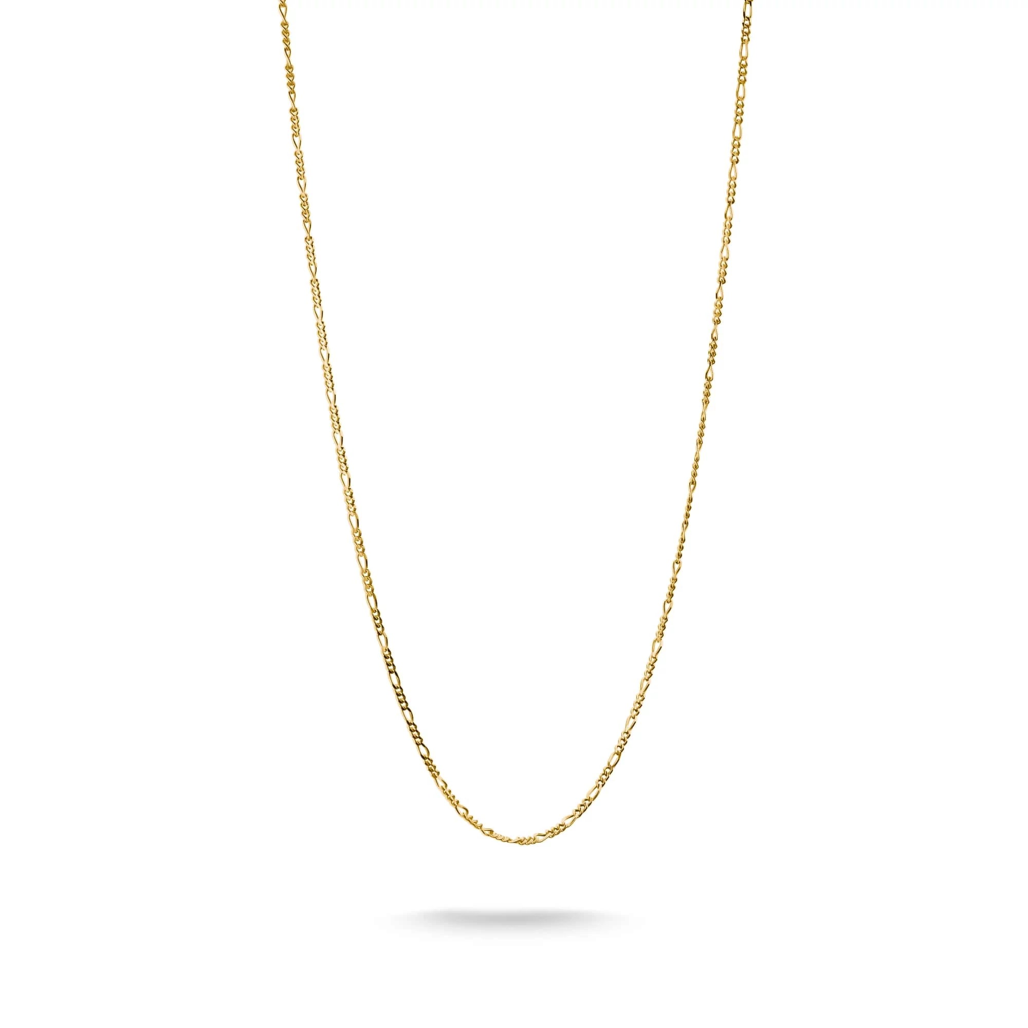 Thomas Sabo aranyozott Figaro nyaklánc 45 cm - KE2329-413-39-L45
