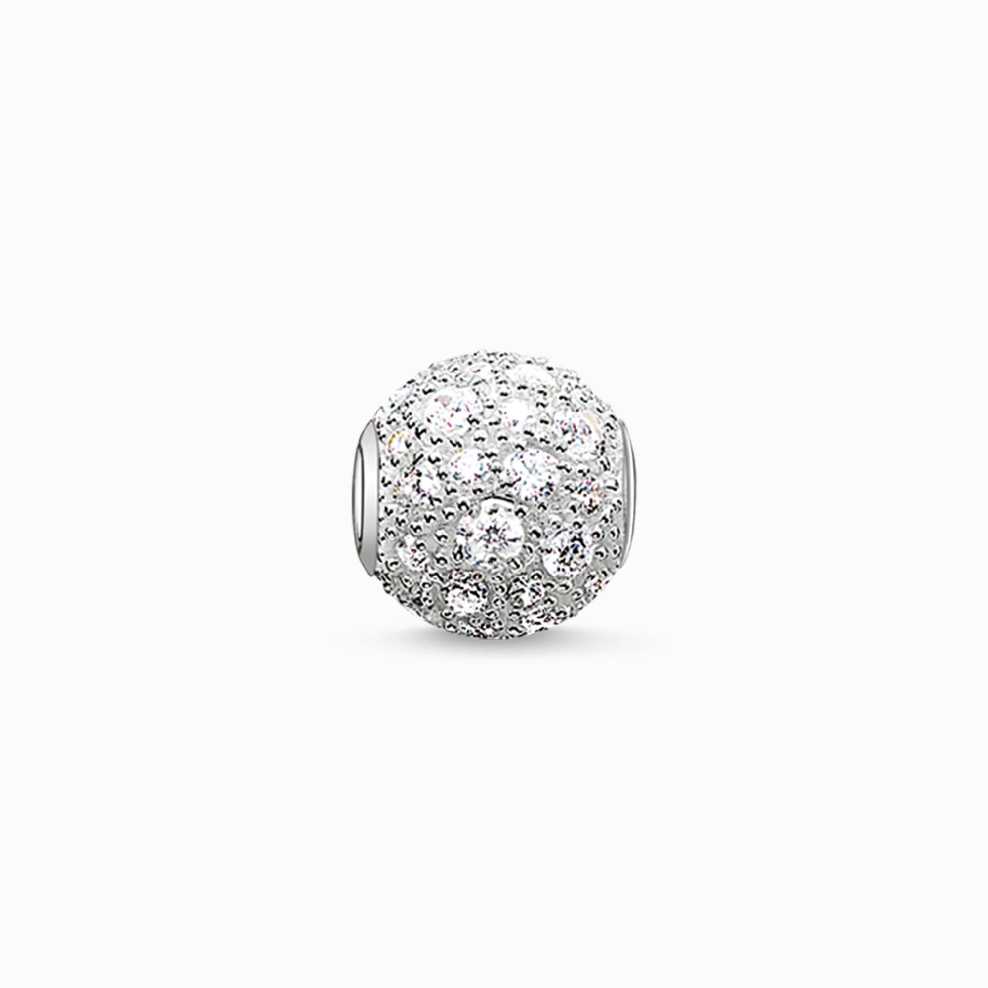 Thomas Sabo Karma Beads Őrölt fehér pavé gyöngy - K0101-051-14