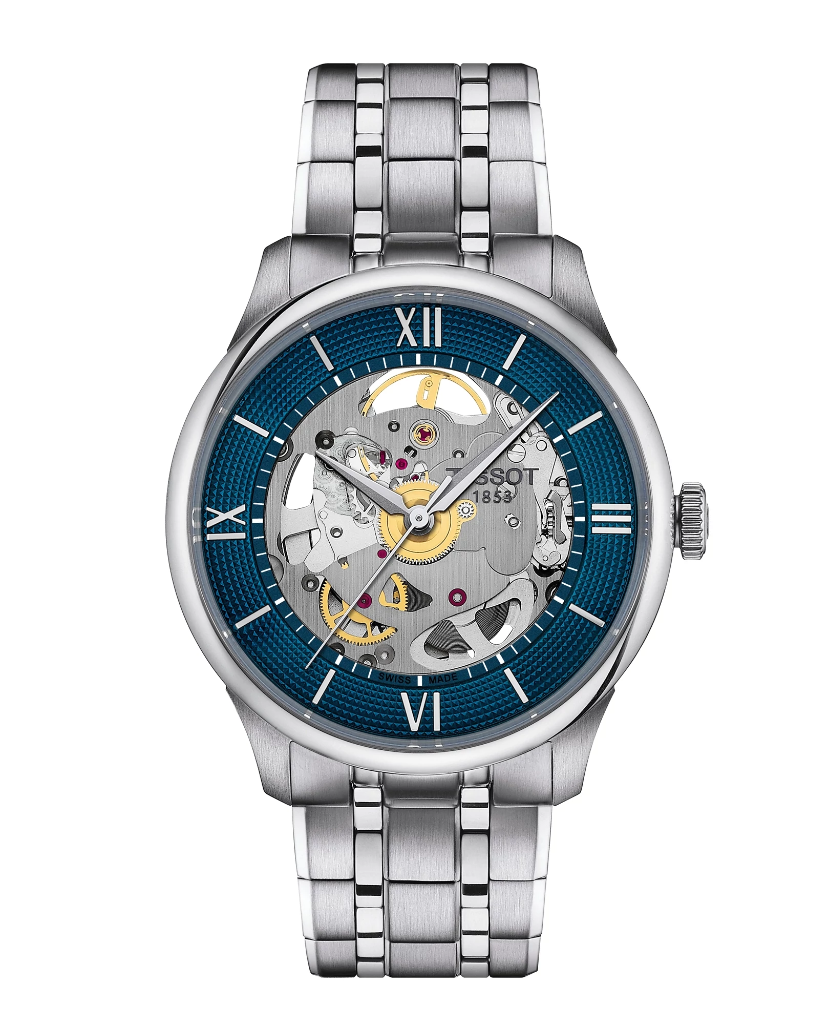 Tissot T-Classic Chemin Des Tourelles Skeleton Powermatic 80 férfi óra - T139.836.11.048.00