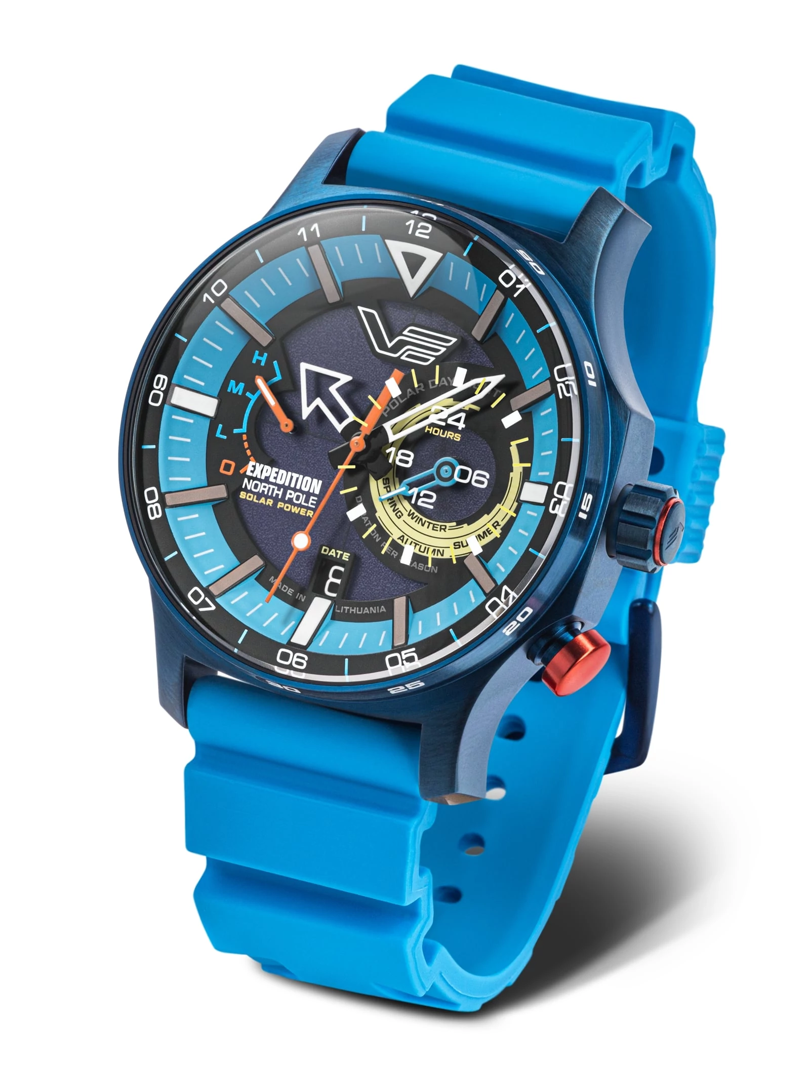 Vostok Europe Expedition Polar Ice Solar Power 24H férfi óra - 595D736-SB