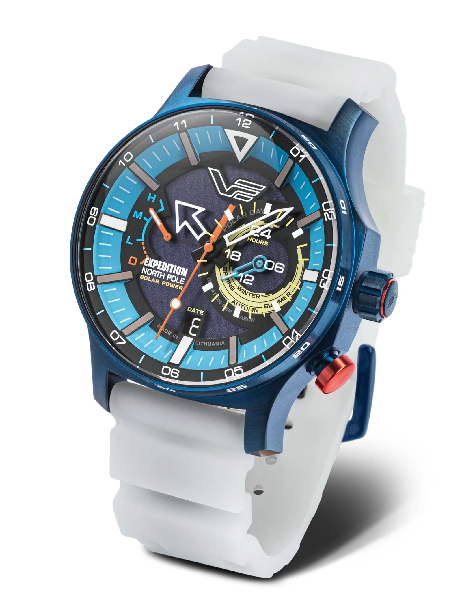 Vostok Europe Expedition Polar Ice Solar Power 24H férfi óra - 595D736-SW