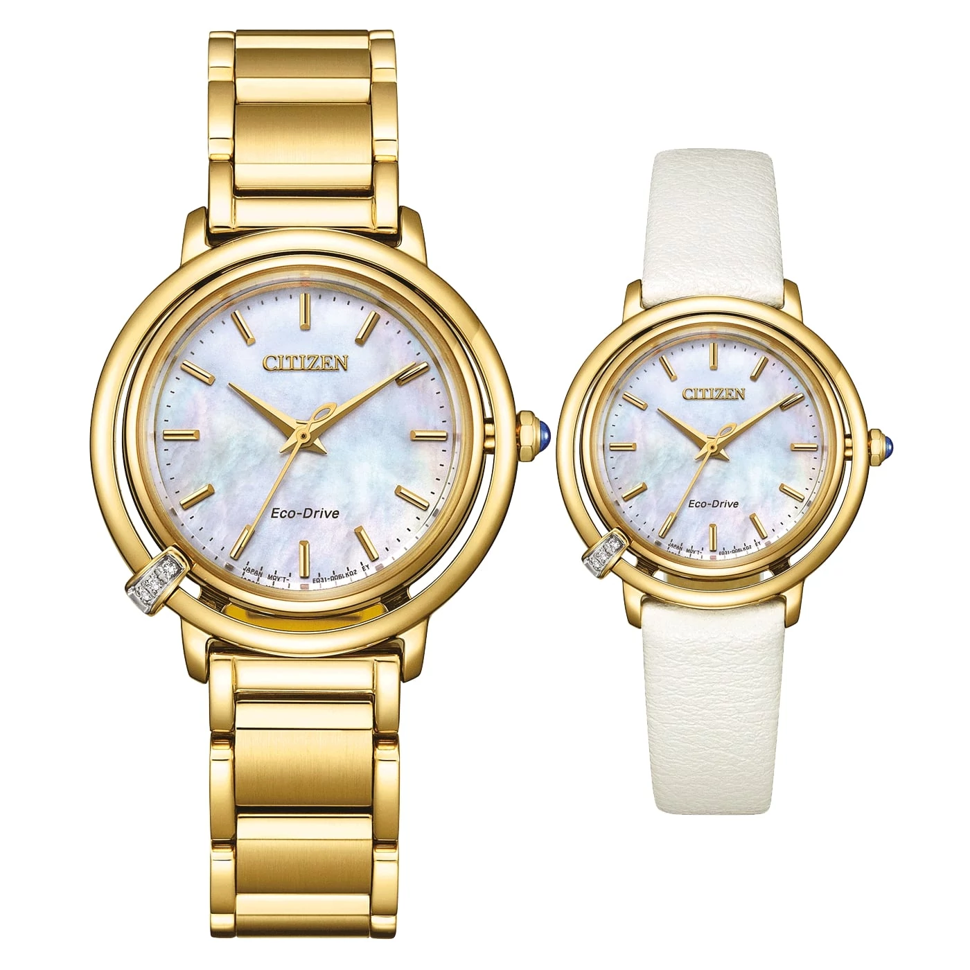 Citizen Elegance Eco-Drive női óra szett - EM1092-64D