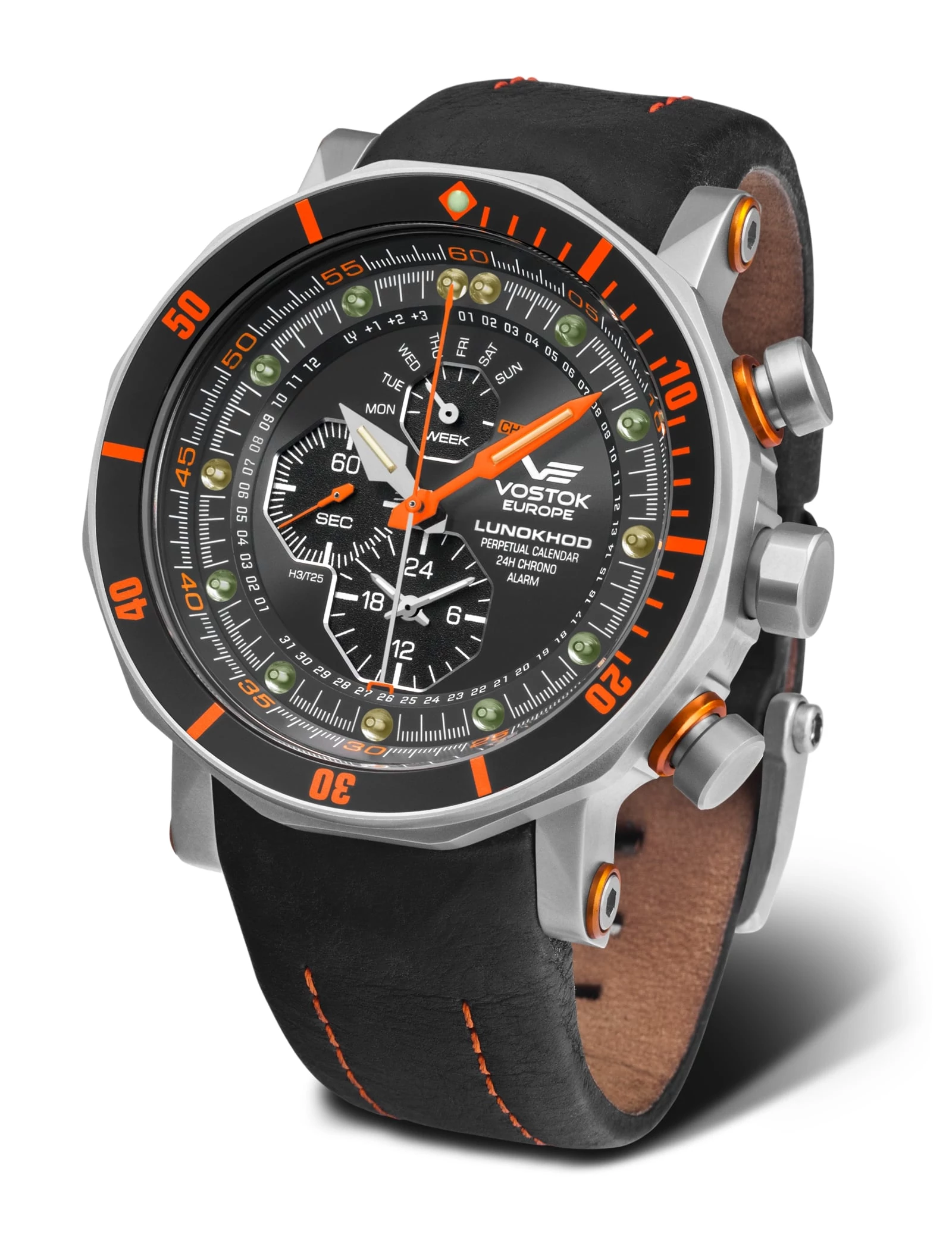 Vostok Europe Lunokhod 2 Perpetual Calendar férfi óra - 620A506-L