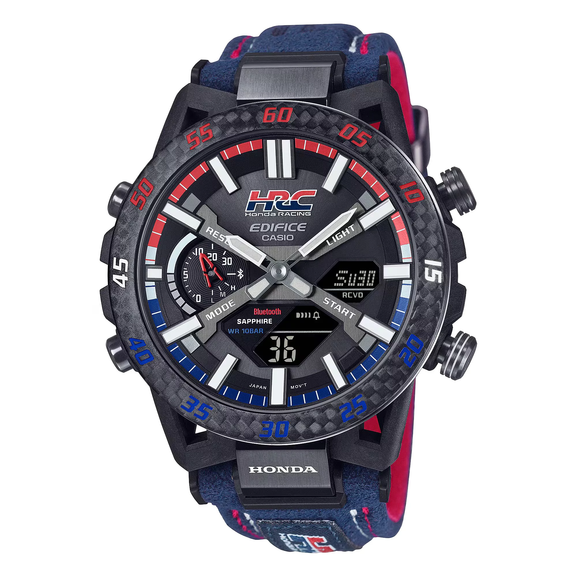 Casio Edifice Tough Solar Honda Racing Collaboration Limited Edition férfi óra - ECB-2000HR-1AER