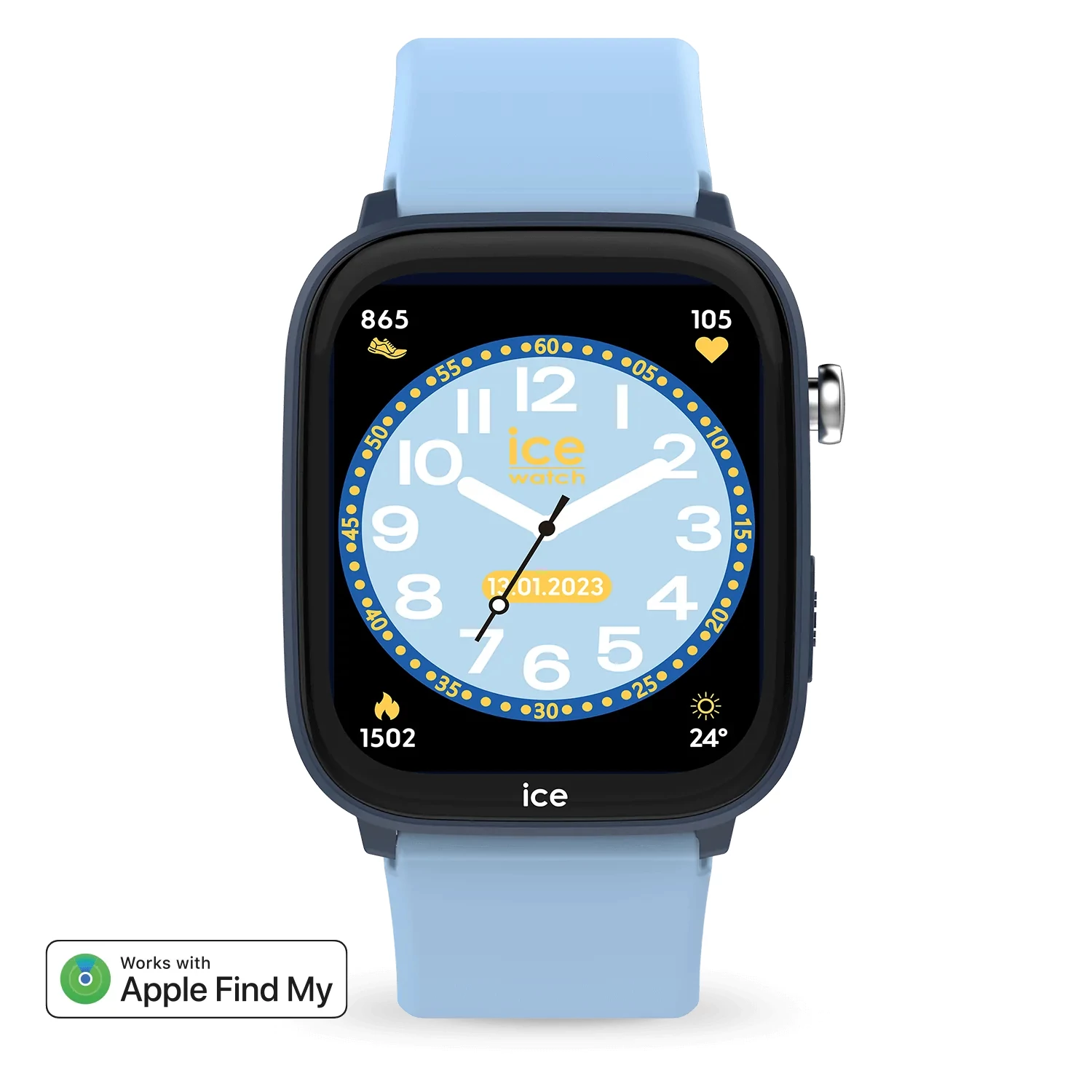Ice-Watch Ice Smart Junior 3.0 Find My Light Blue Small gyerek okosóra - 024548