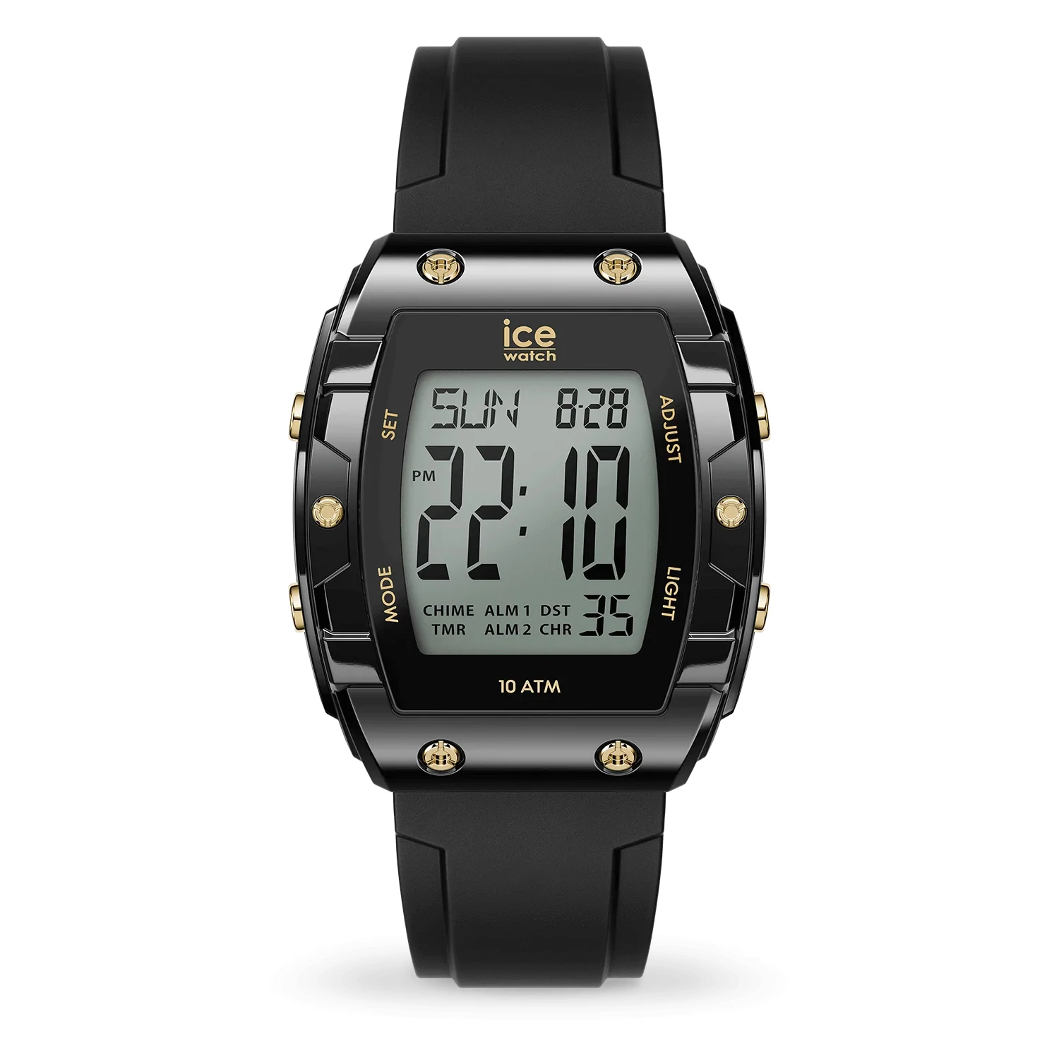 Ice-Watch Ice Digit Boliday Black Gold Small óra - 024564