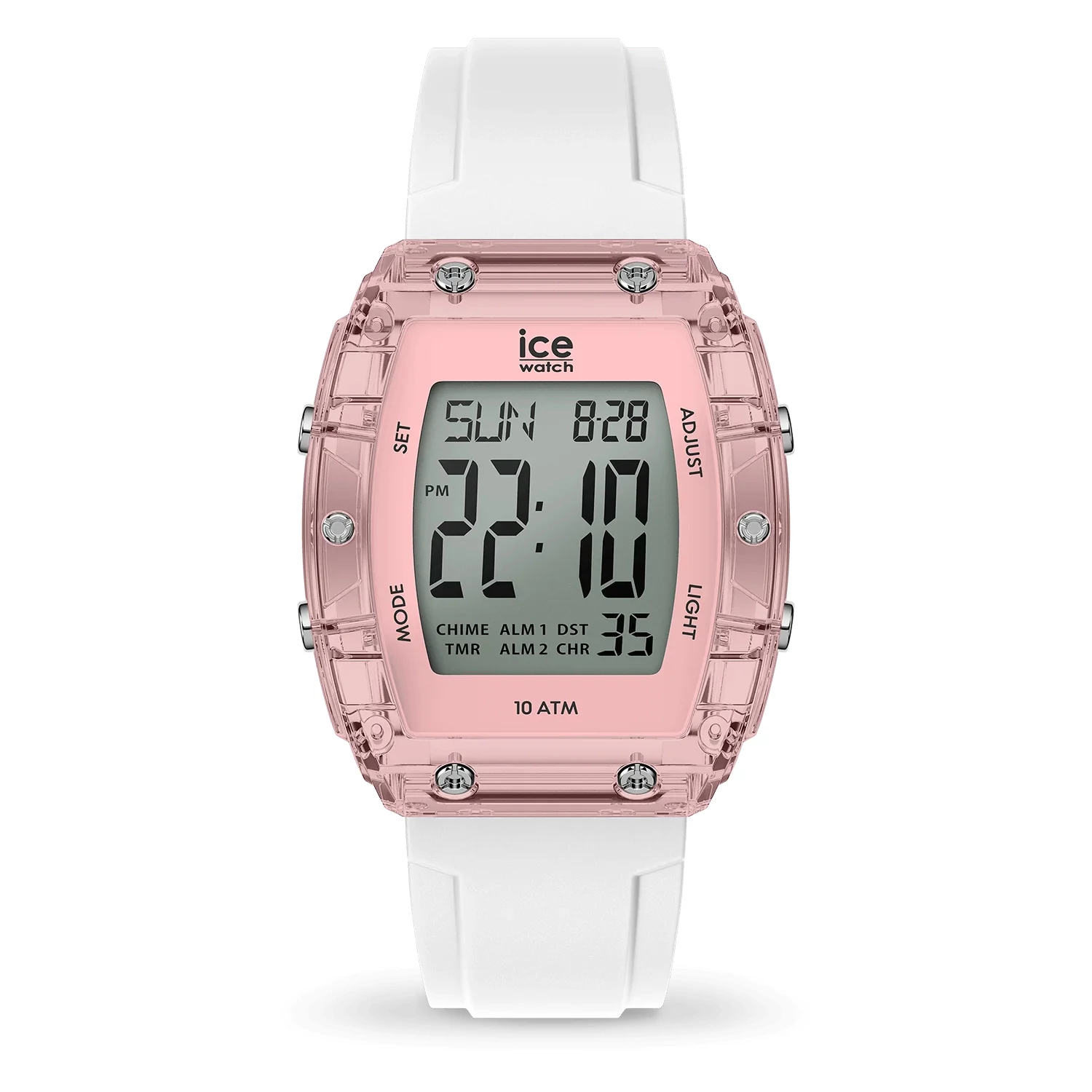 Ice-Watch Ice Digit Boliday White Pink Small óra - 024566