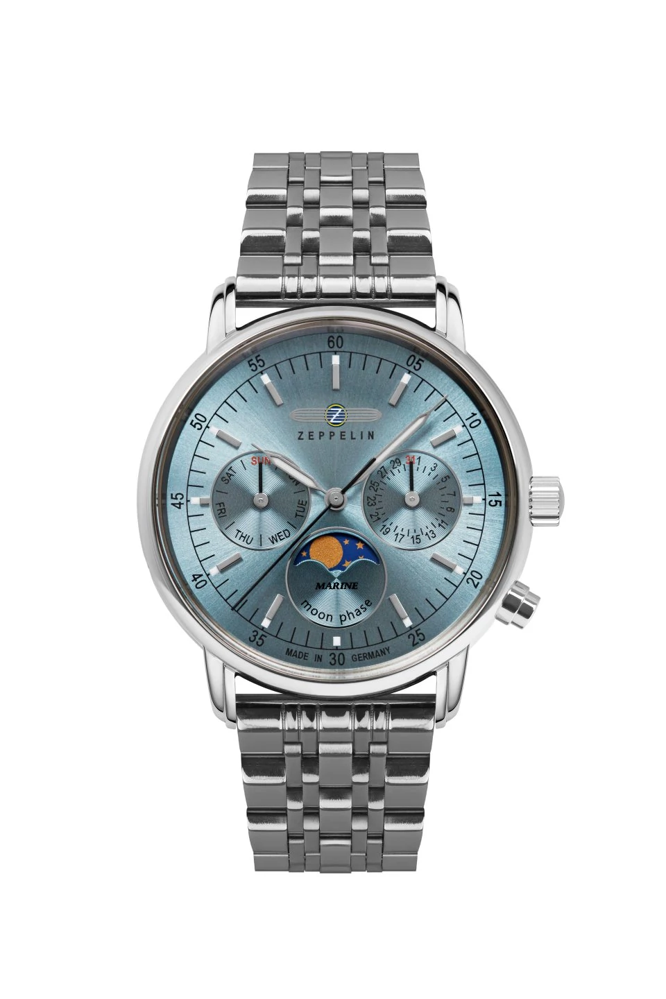 Zeppelin LZ14 Marine Moon Phase női óra - 8637M-3