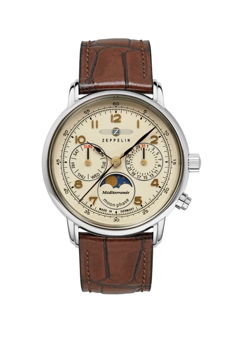 Zeppelin Méditerranée Moon Phase női óra - 9637-5