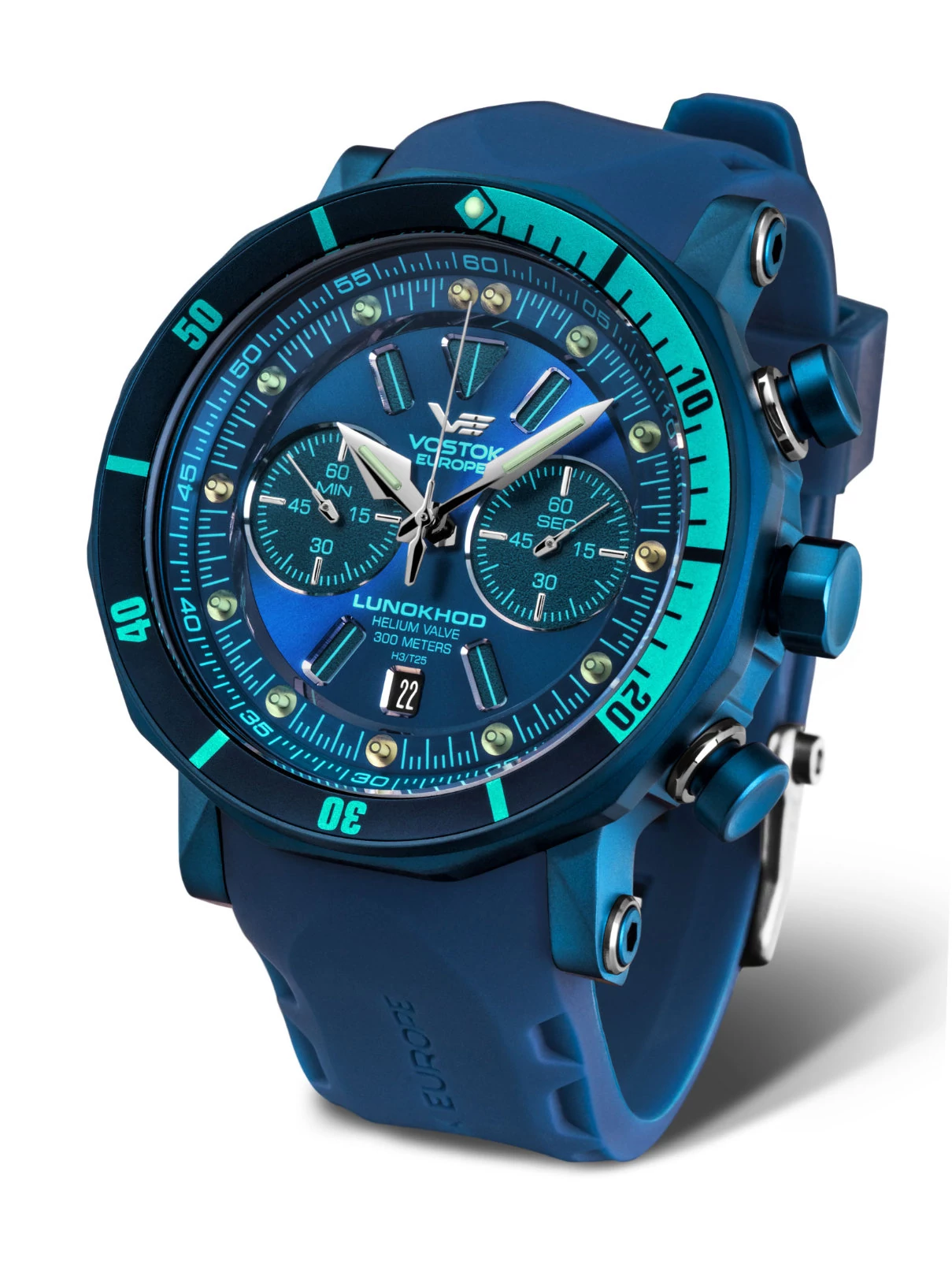 Vostok Europe Lunokhod 2 férfi óra - 620E278-SBLU