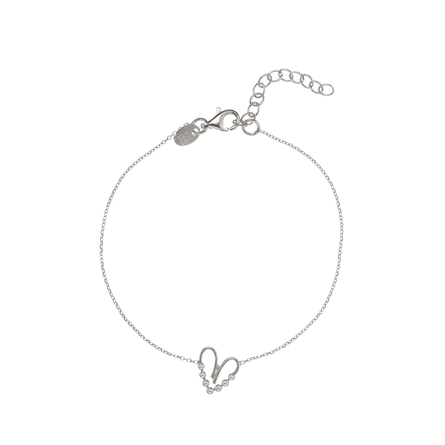 Alisia ezüst Pearly Heart karkötő - AL4781.02.000